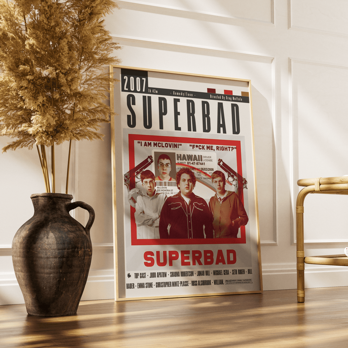 Superbad (2007) Comedy Film Poster poster by 98 Types – view 7