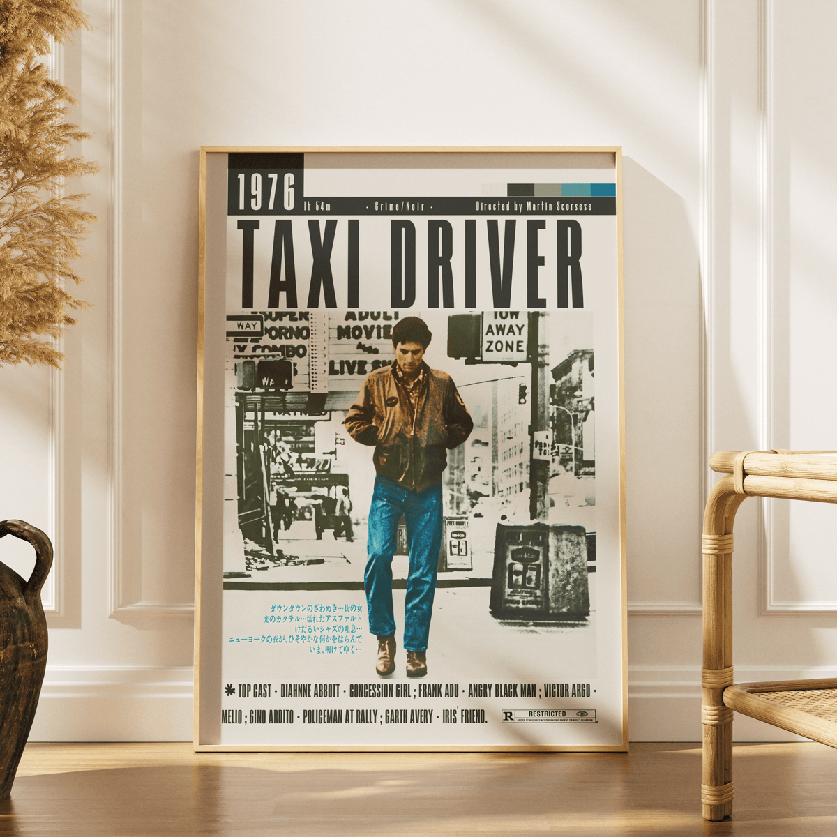Taxi Driver (1976) Movies Posters - 98 Types StudioModern Minimal Movies
