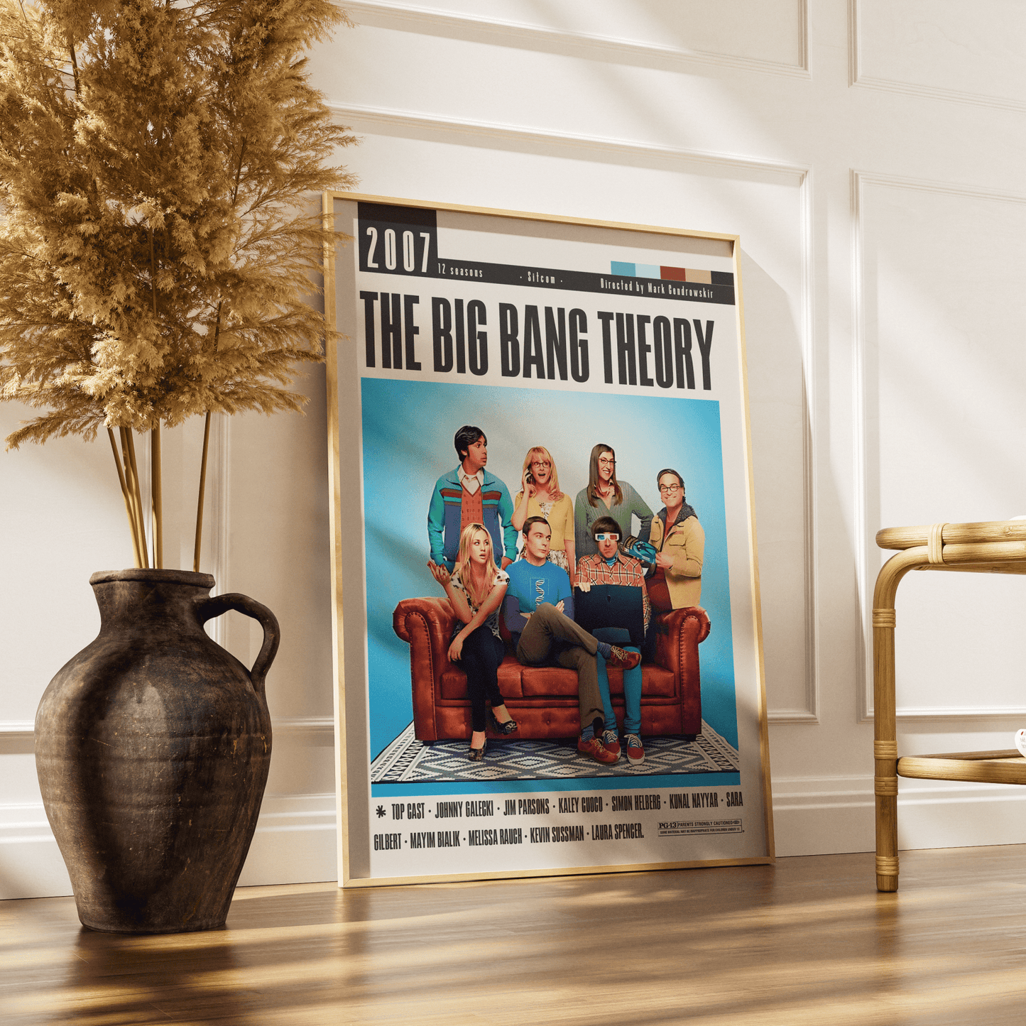 The Big Bang Theory TV Series Poster - 98 Types StudioModern Minimal Movies