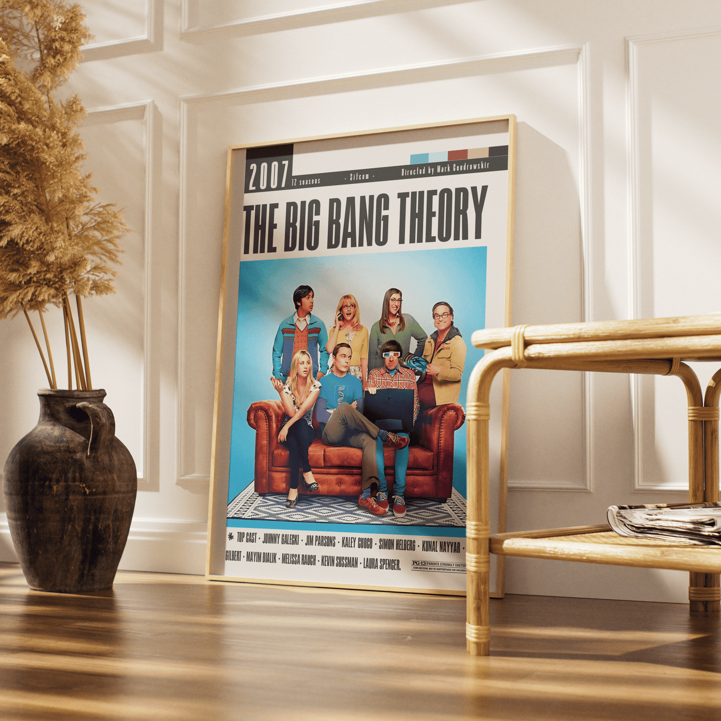 The Big Bang Theory TV Series Poster - 98 Types StudioModern Minimal Movies