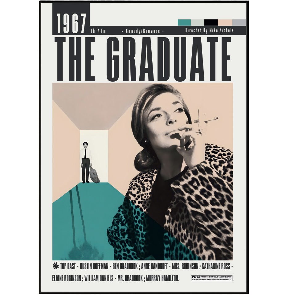 The Graduate (1967) Movie Posters - 98 Types StudioModern Minimal Movies