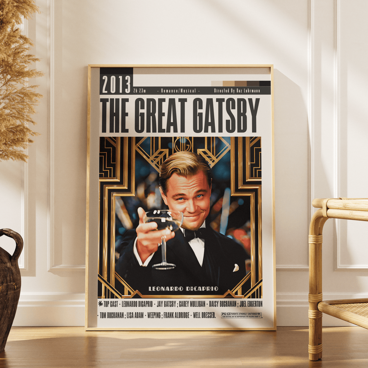 The Great Gatsby (2013) Movies Poster - 98 Types StudioModern Minimal Movies