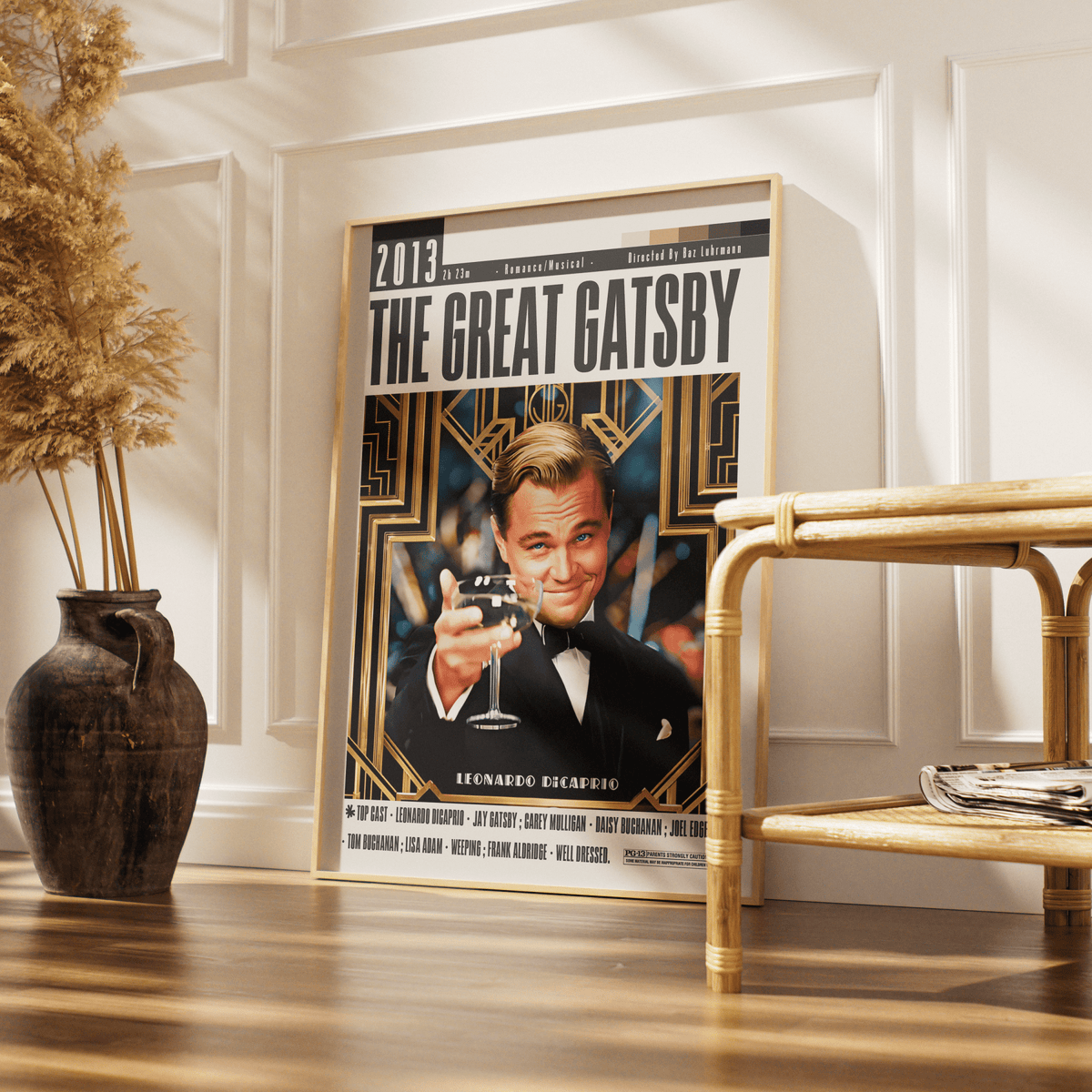 The Great Gatsby (2013) Movies Poster - 98 Types StudioModern Minimal Movies