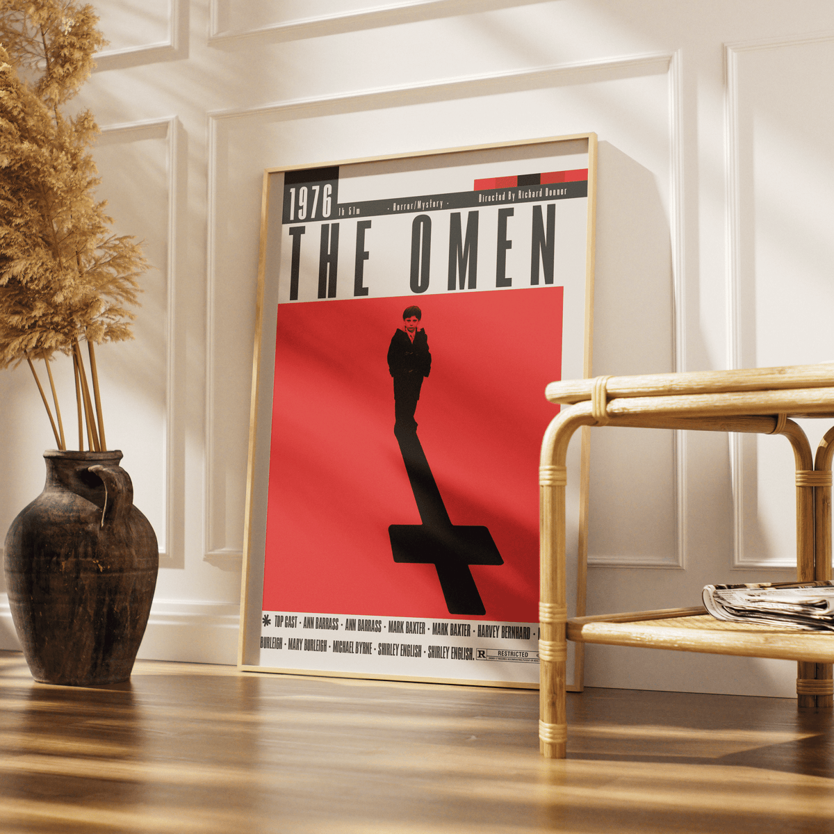The Omen (1976) Movie Poster - 98 Types StudioModern Minimal Movies