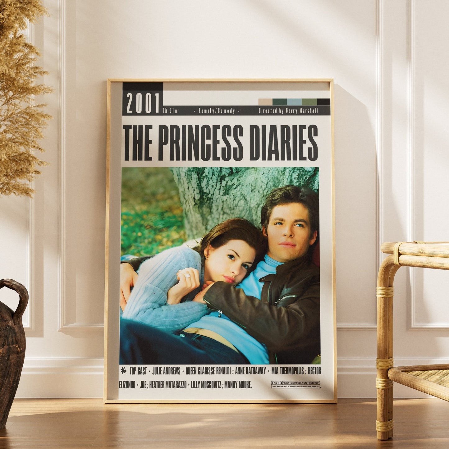 The Princess Diaries 2001 Movie Poster - 98 Types StudioModern Minimal Movies