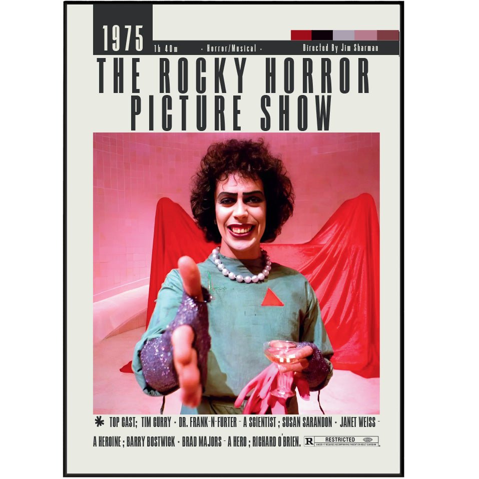 The Rocky Horror Picture Show (1975 Movies Posters - 98 Types StudioModern Minimal Movies