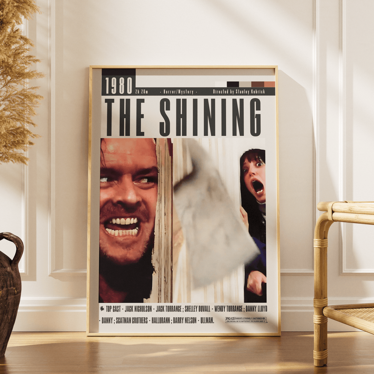 The Shining 1980 Movie poster - 98 Types StudioModern Minimal Movies