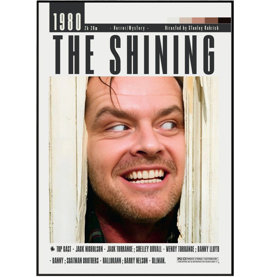 The Shining 1980 Movie Posters - 98 Types StudioModern Minimal Movies