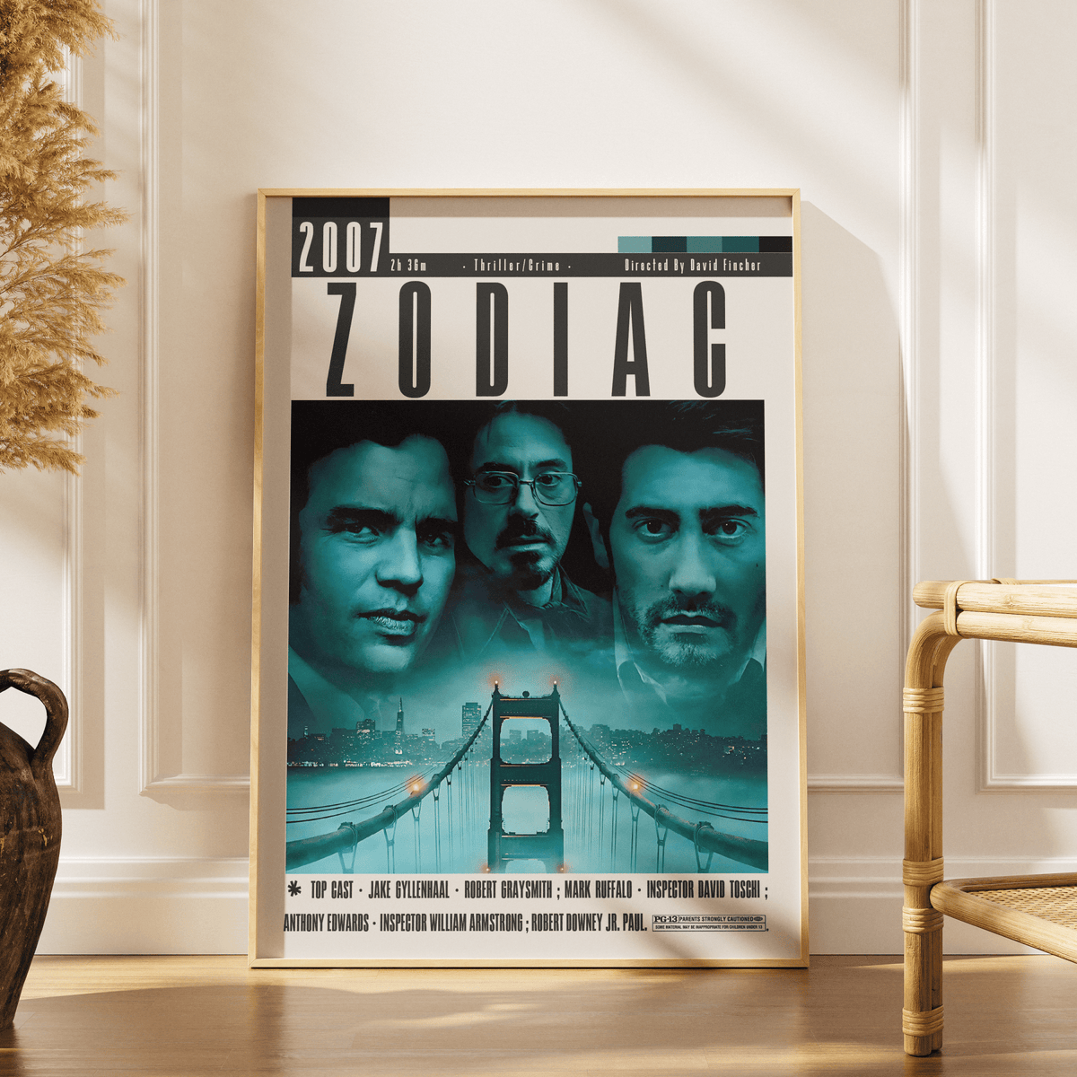 Zodiac (2007) Movie Poster - 98 Types StudioModern Minimal Movies