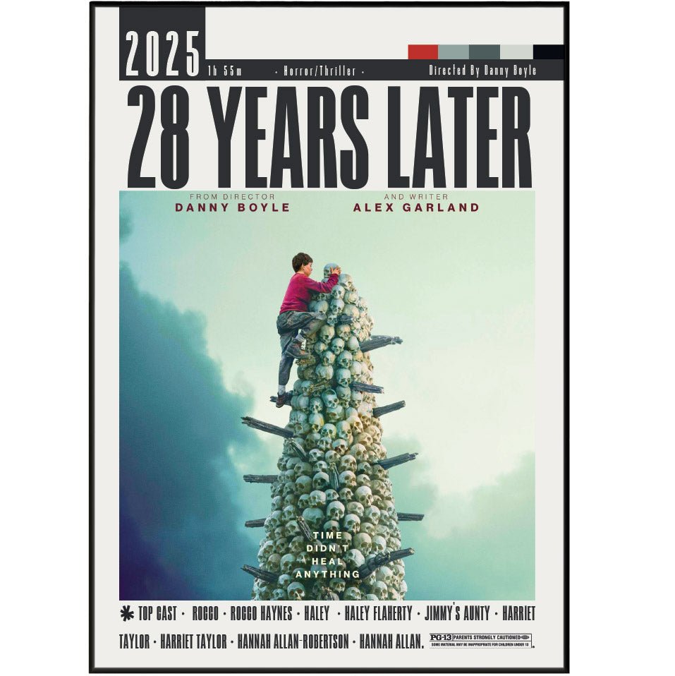 28 Years Later (2025) Poster - 98typesModern Minimal Movies