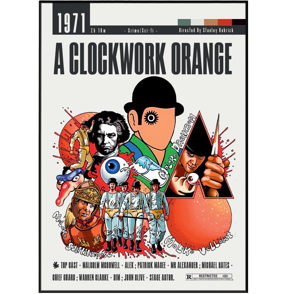 A Clockwork Orange Film Posters - 98types