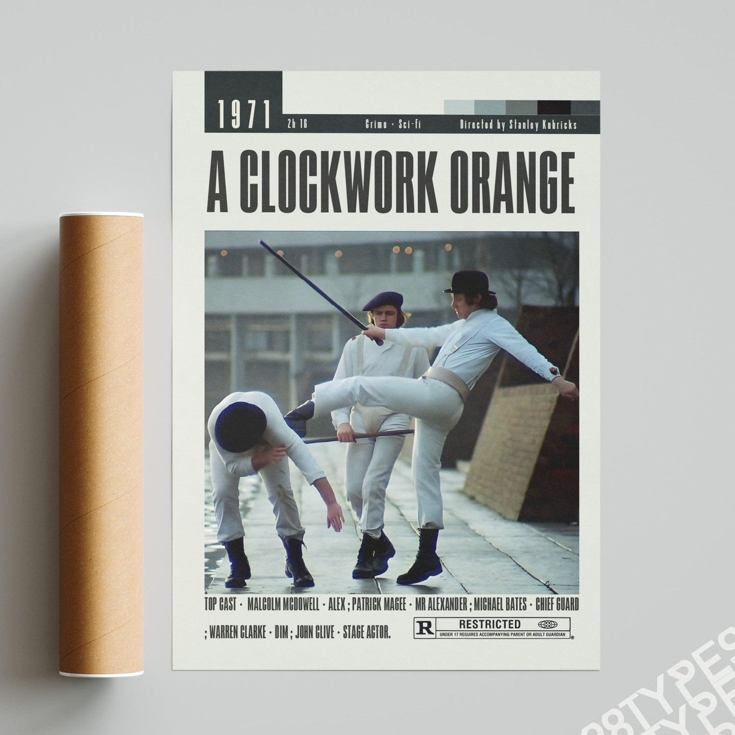 A Clockwork Orange Poster | Stanley Kubrick Movies - 98types