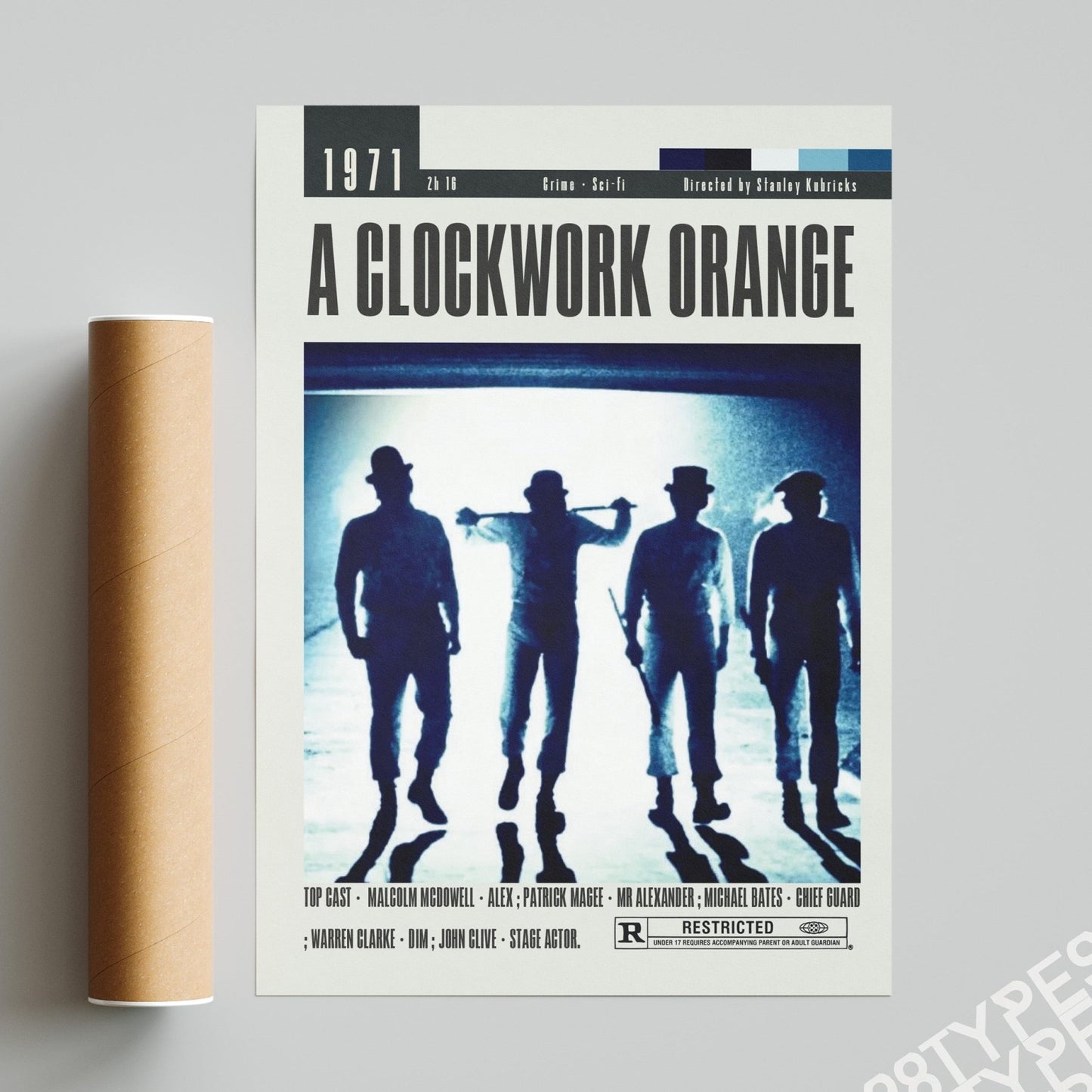 A Clockwork Orange Poster | Stanley Kubrick Movies - 98types