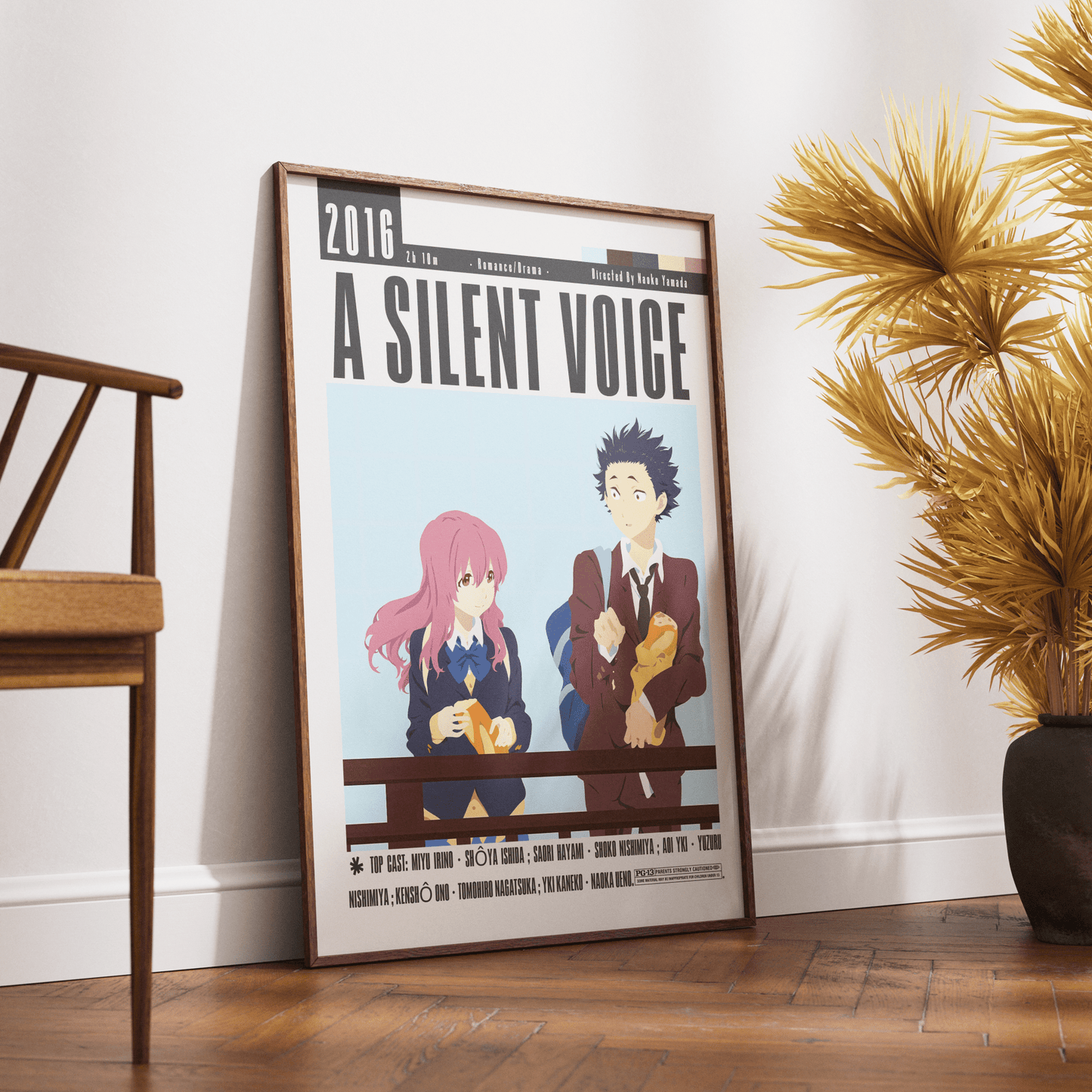 A Silent Voice Movie Poster - 98typesModern Minimal Movies