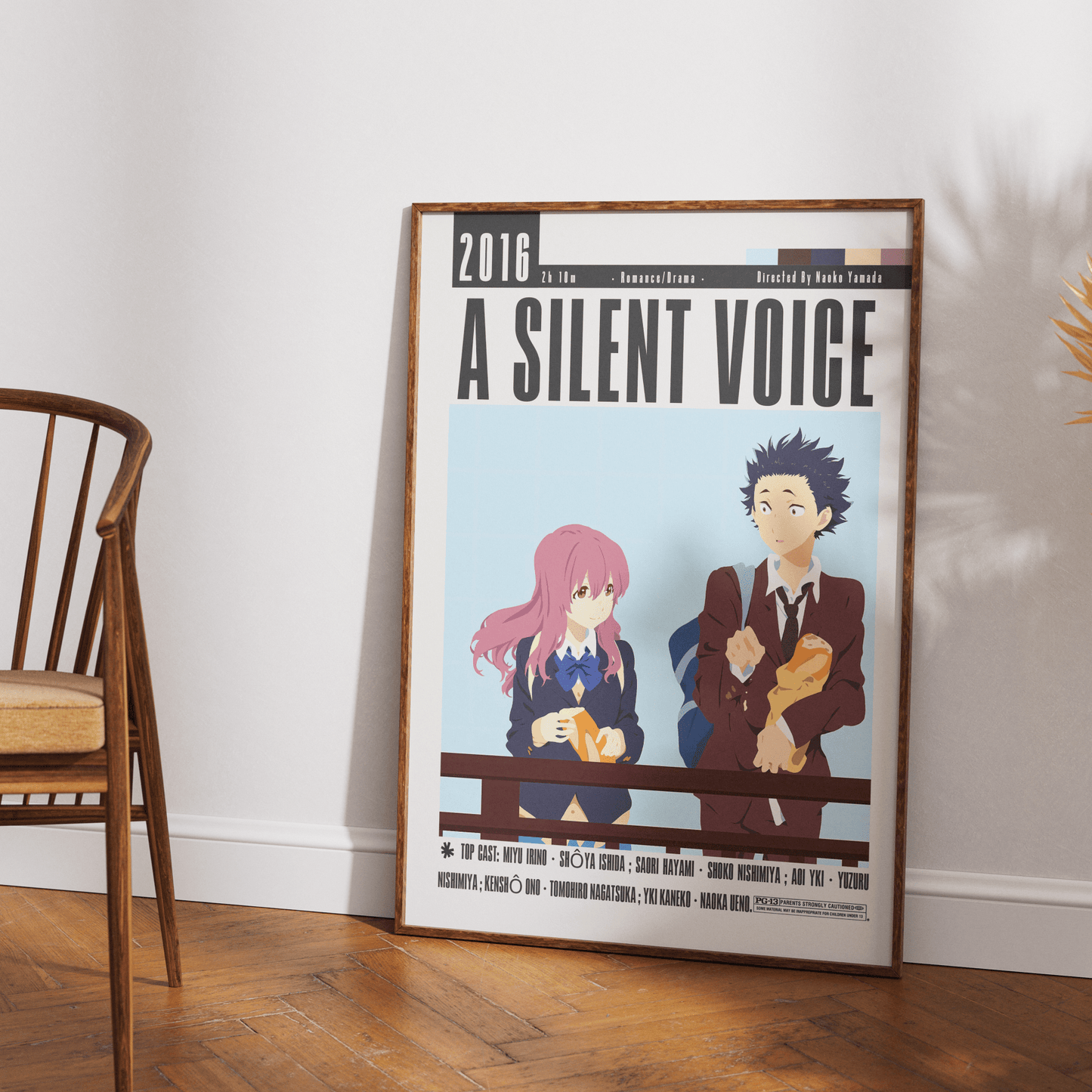 A Silent Voice Movie Poster - 98typesModern Minimal Movies