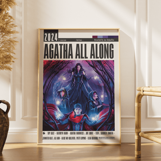 Agatha All Along (2024) Poster - 98typesModern Minimal Movies