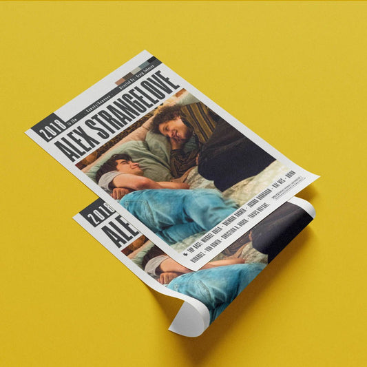 Alex Strangelove 2018 LGBTQ+ film poster — teen coming out Netflix queer high school wall art print UK - 98types