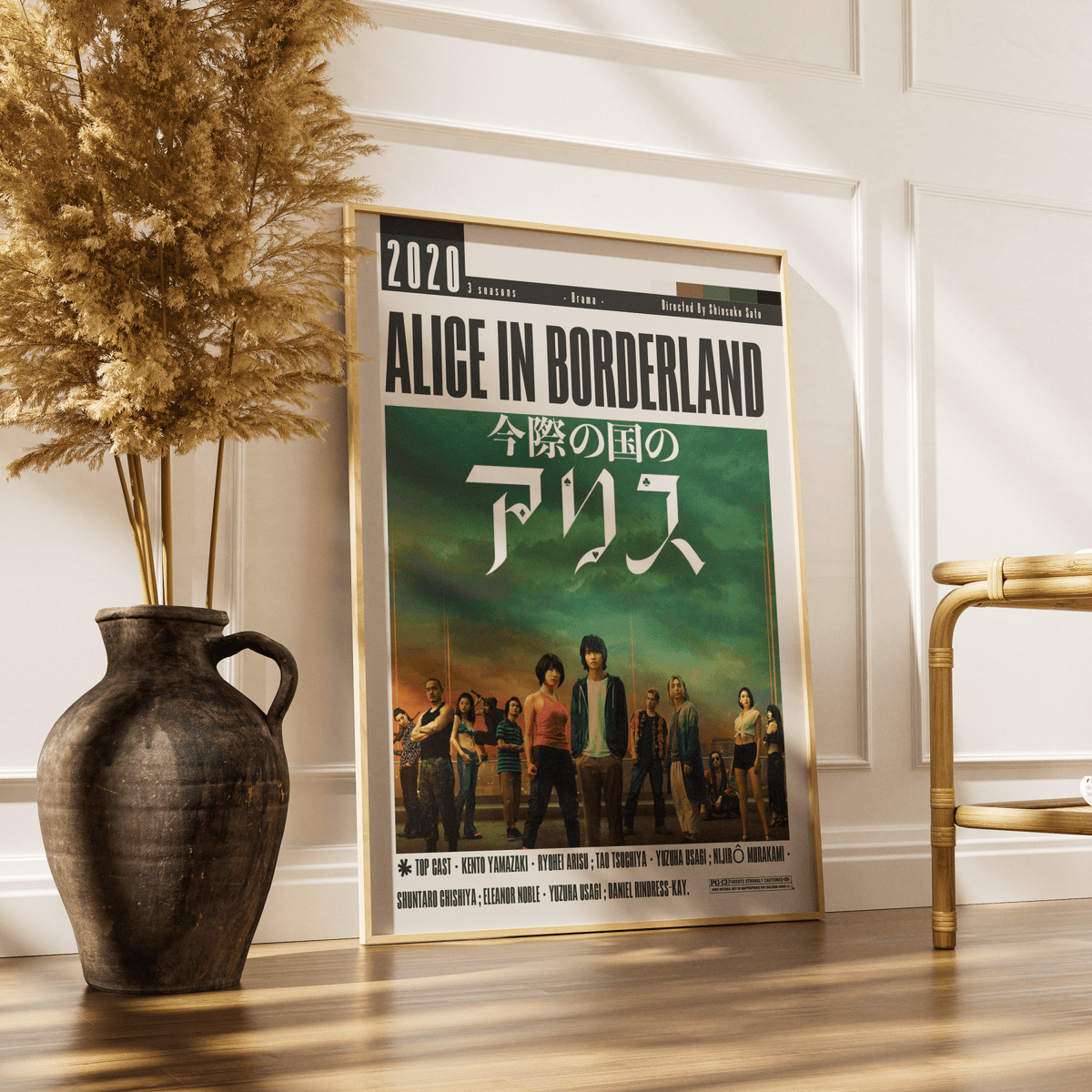 Alice in Borderland (2020) Poster - 98typesModern Minimal Movies