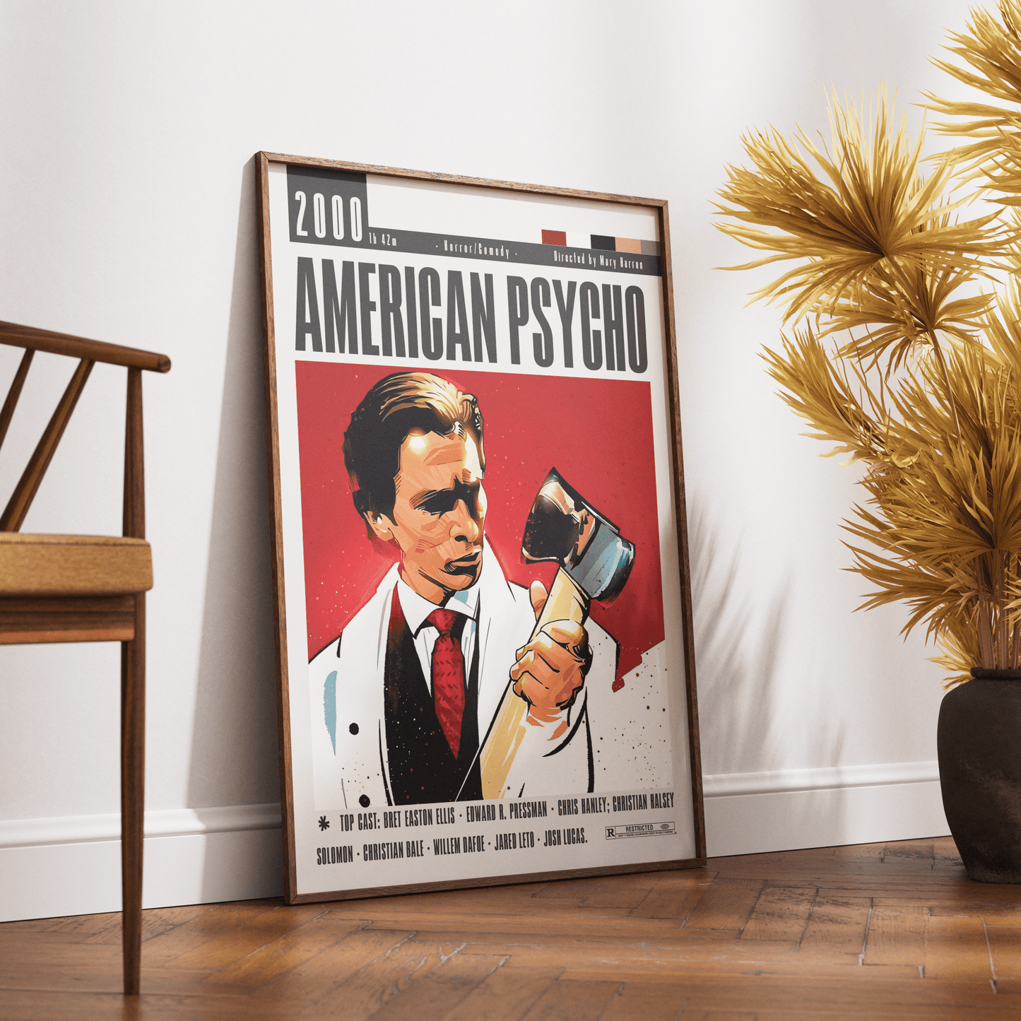 American Psycho Films Poster - 98typesModern Minimal Movies