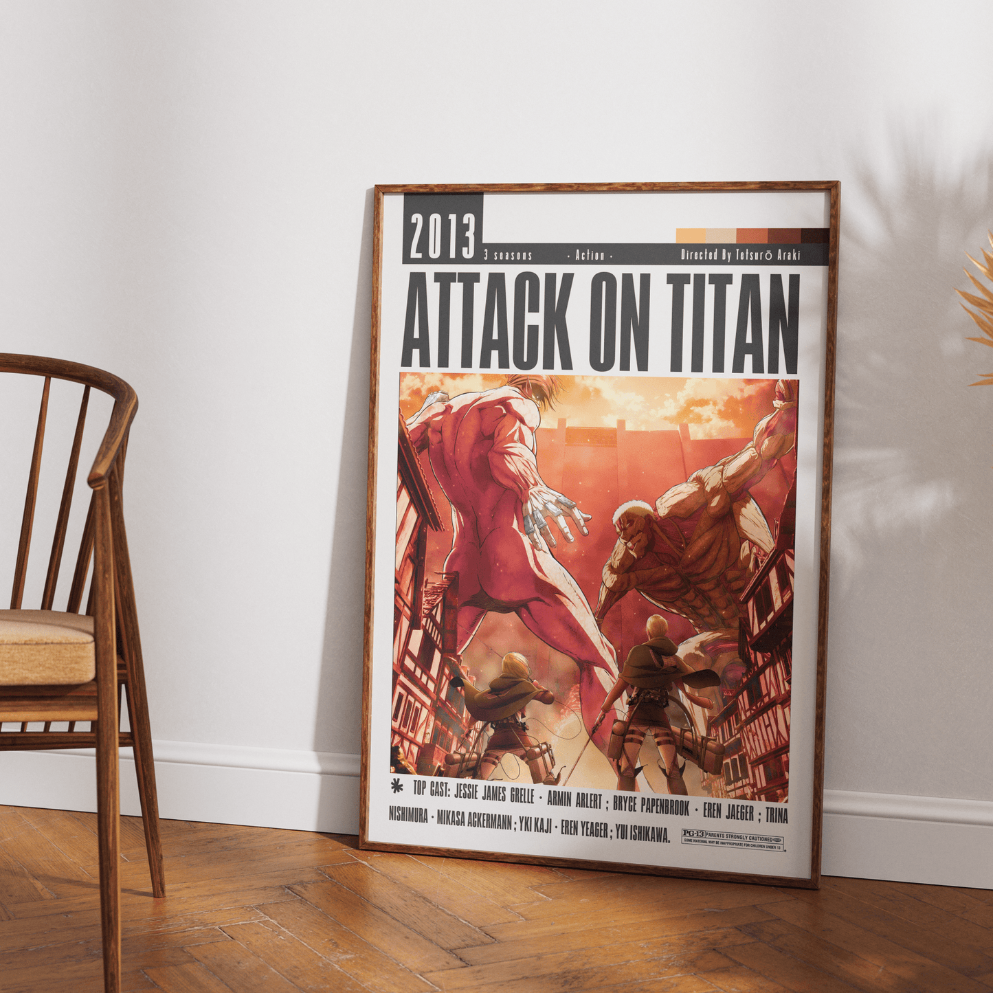 Attack on Titan 2013 Film Posters - 98typesModern Minimal Movies