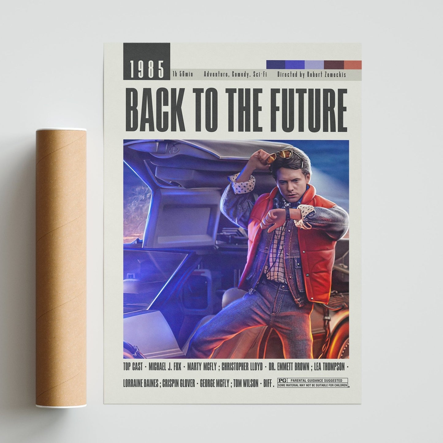 Back to the Future Poster | Robert Zemeckis Movies - 98types