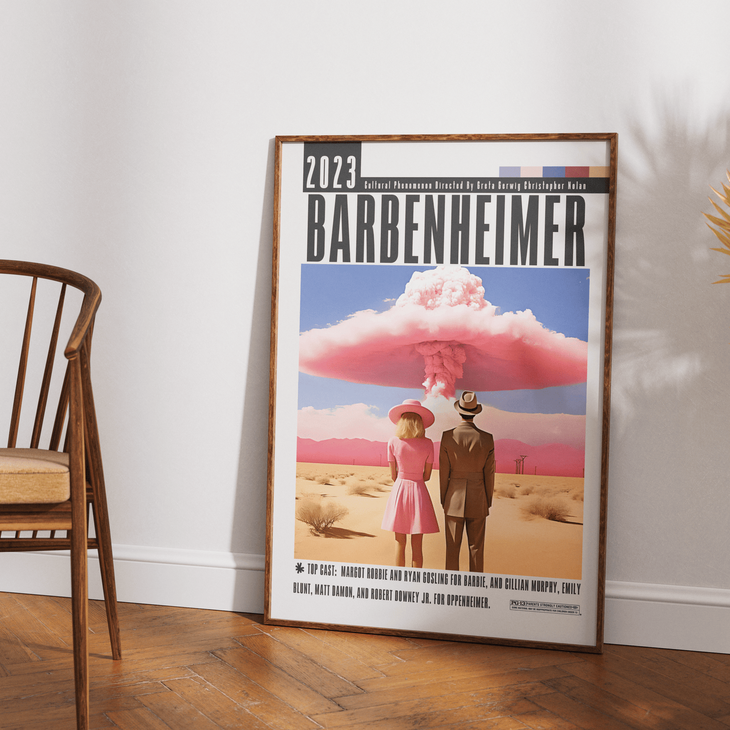 Barbenheimer 2023 Posters - 98typesModern Minimal Movies