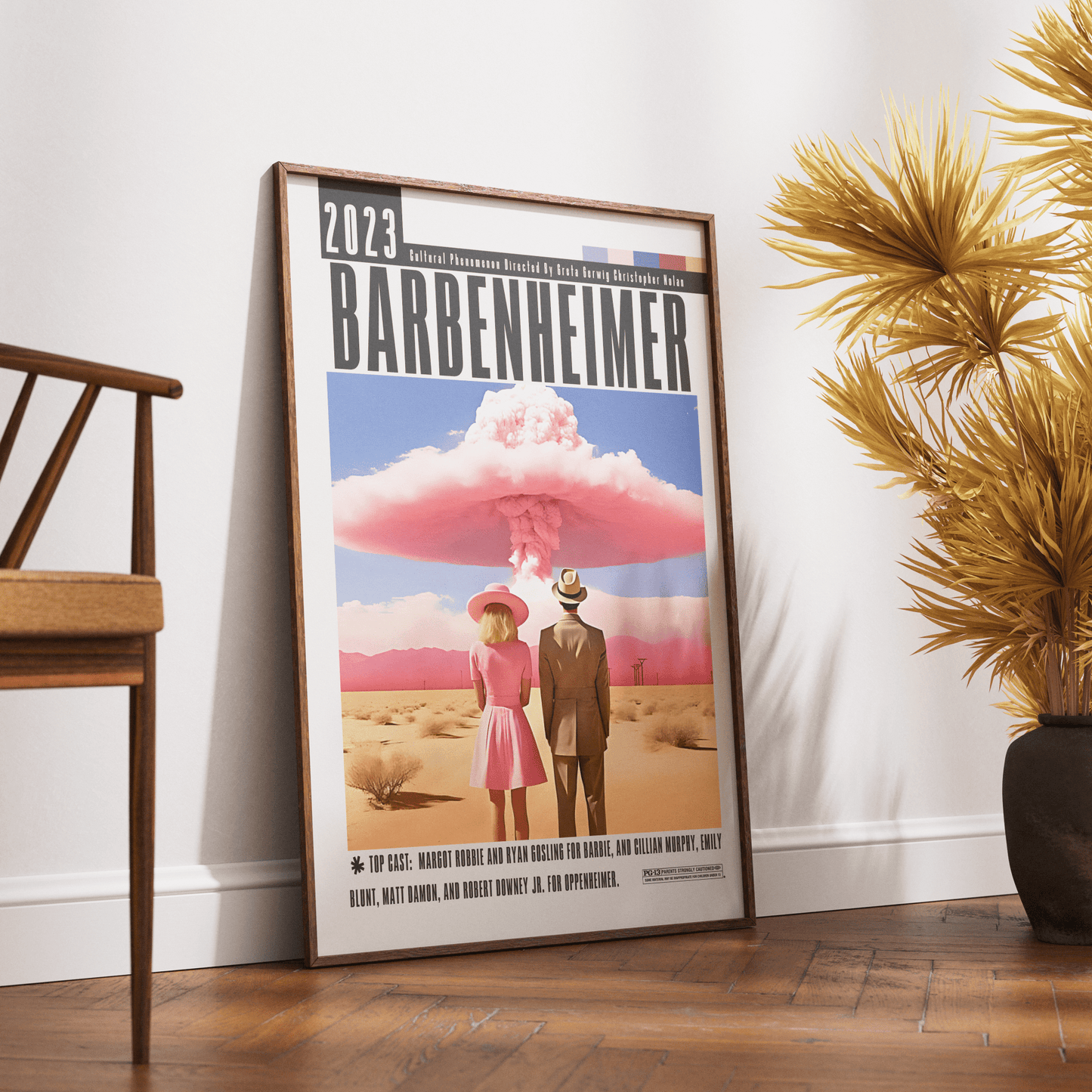 Barbenheimer 2023 Posters - 98typesModern Minimal Movies