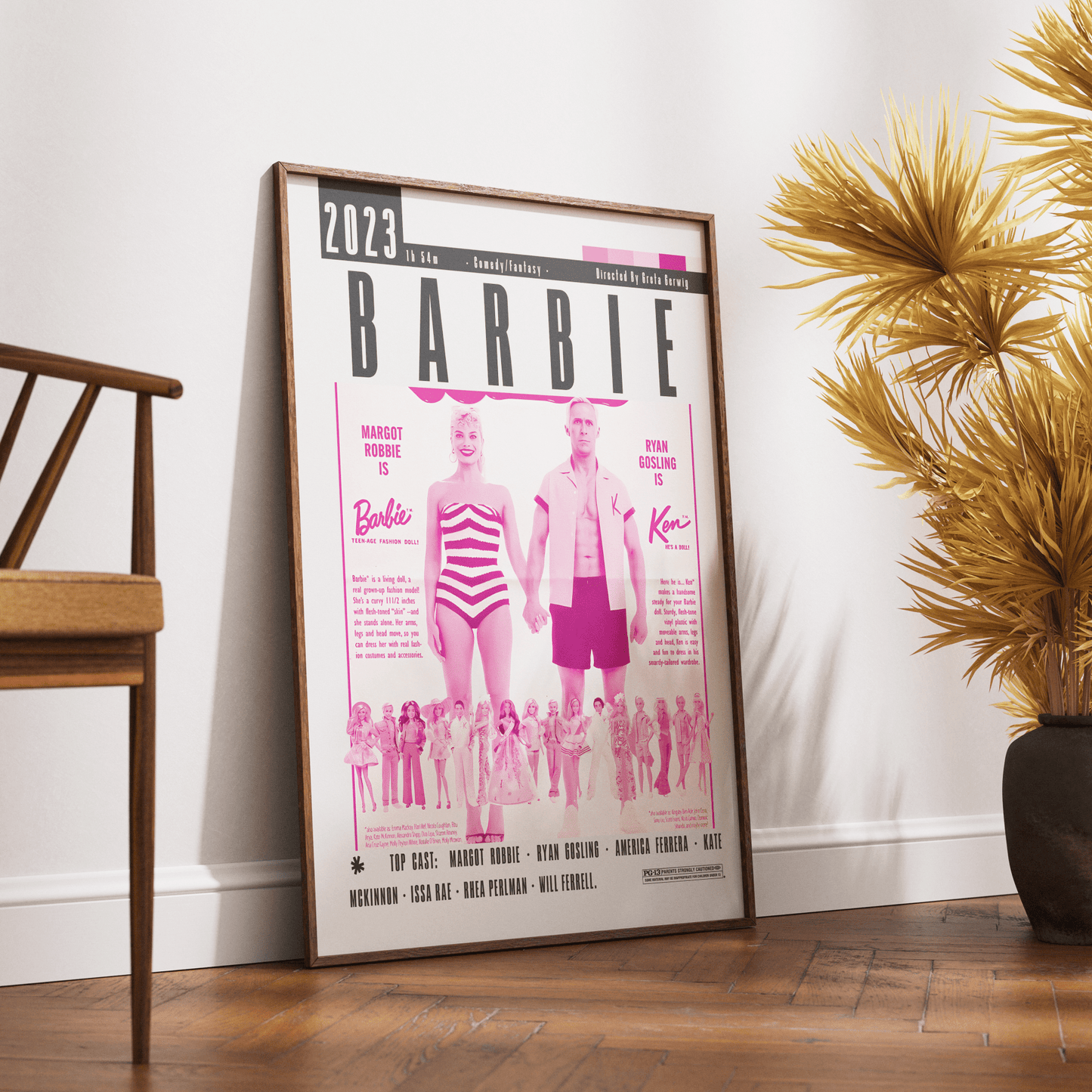 Barbie 2023 Film Posters - 98typesModern Minimal Movies