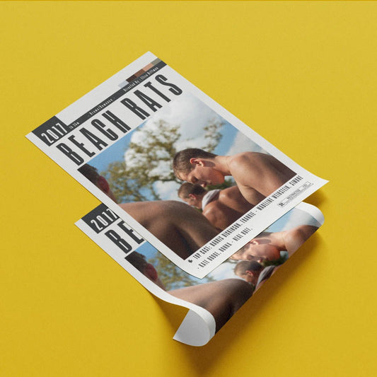 Beach Rats 2017 film poster — Eliza Hittman Harris Dickinson Frankie Brooklyn queer summer wall art print UK - 98types