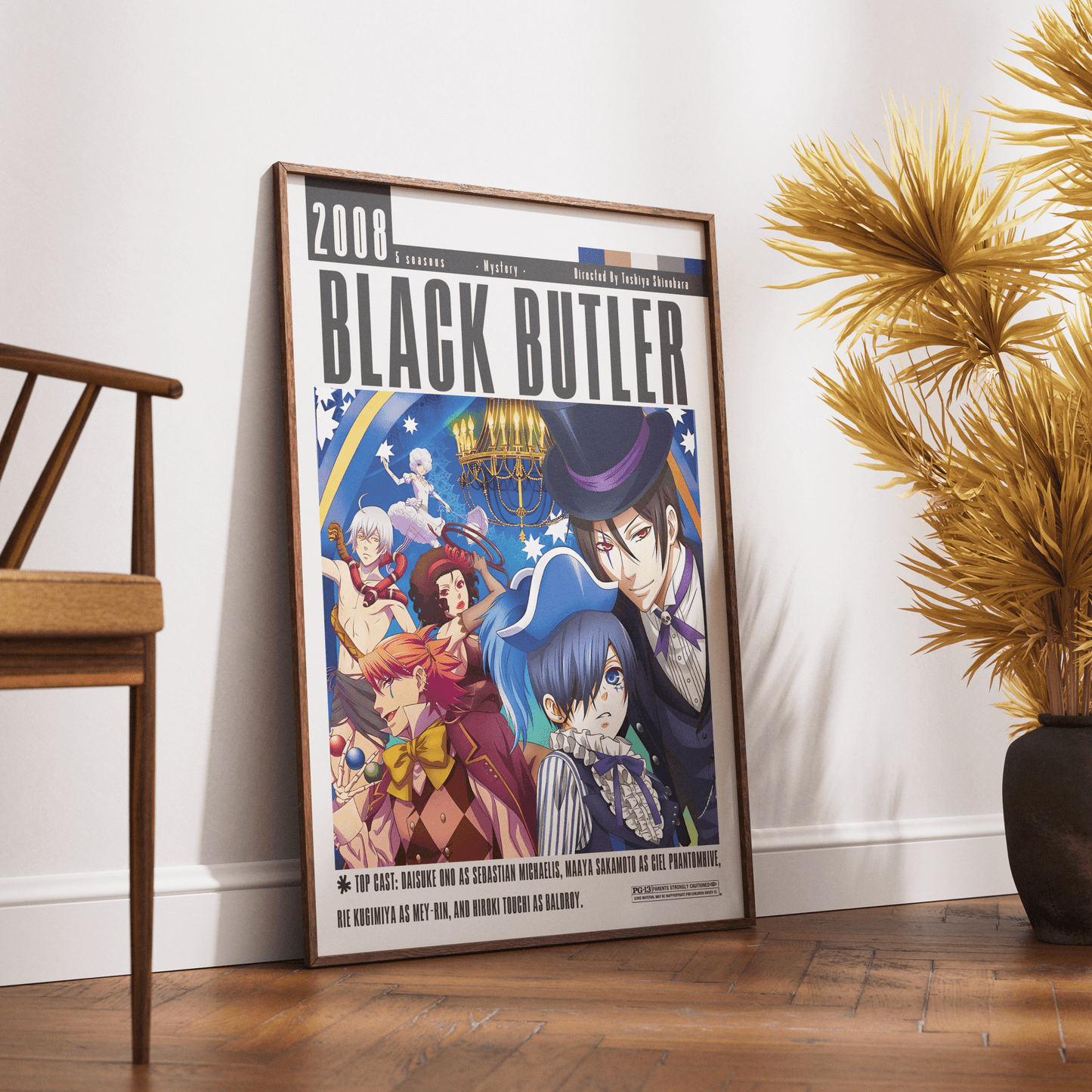 Black Butler 2008 Film Poster - 98typesModern Minimal Movies