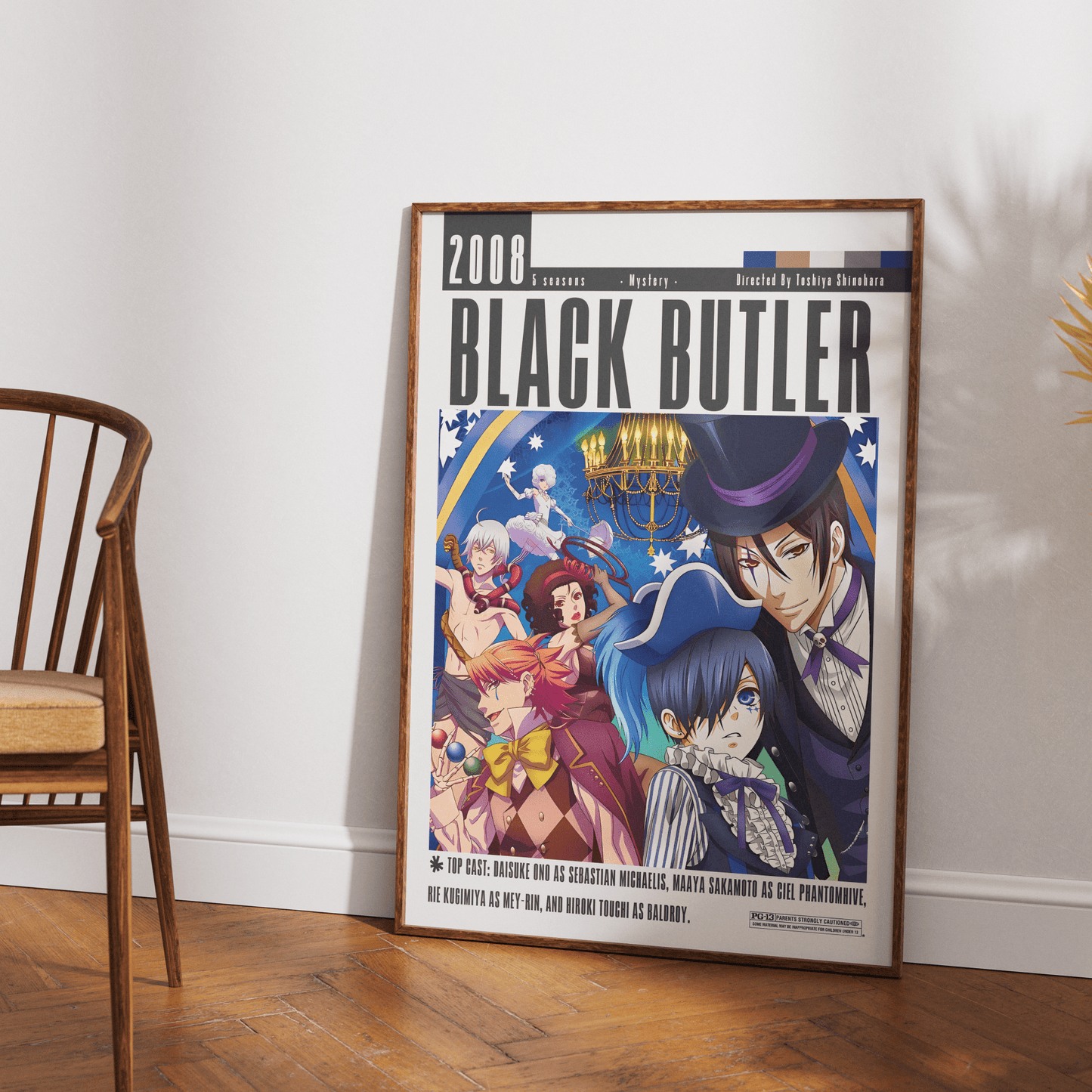 Black Butler 2008 Film Poster - 98typesModern Minimal Movies