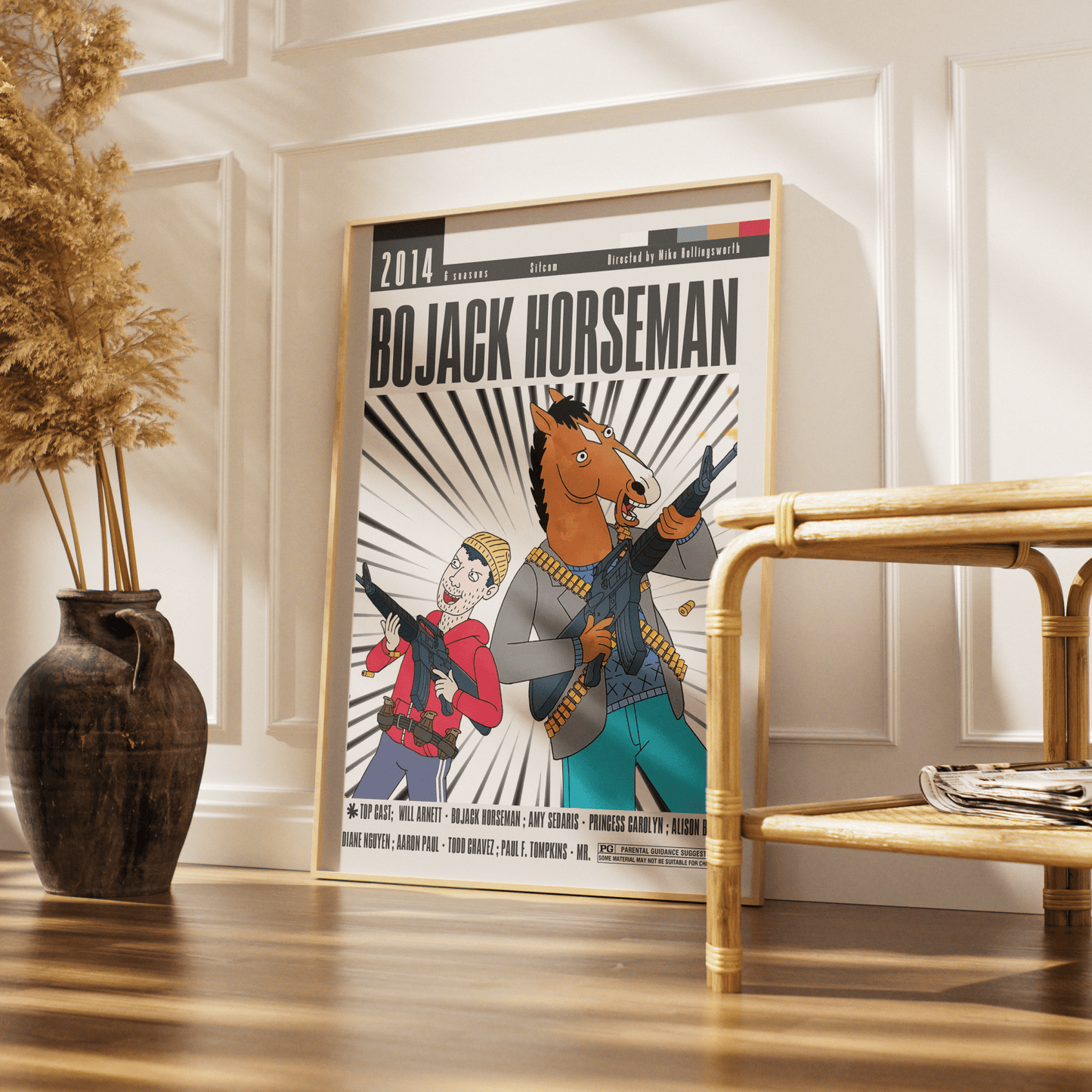 BoJack Horseman Tv Serie Posters - 98typesModern Minimal Movies