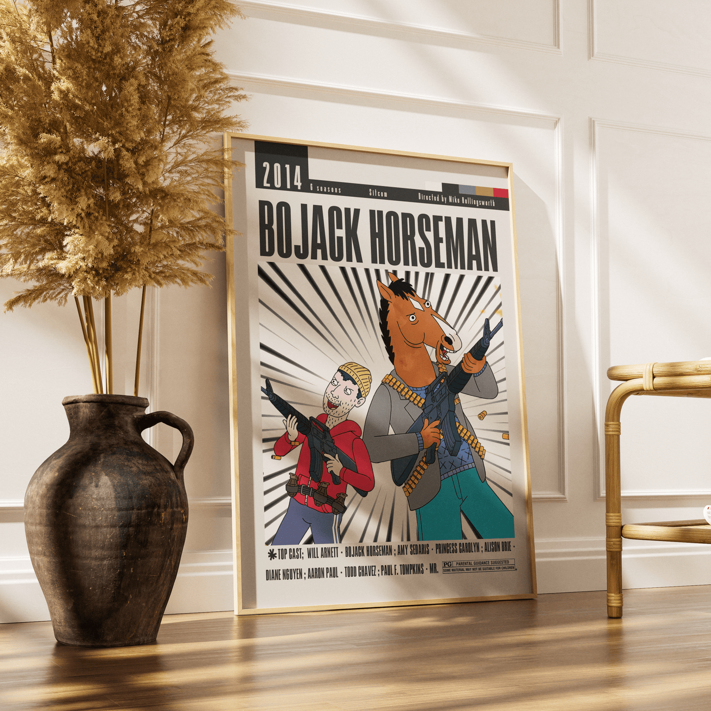 BoJack Horseman Tv Serie Posters - 98typesModern Minimal Movies