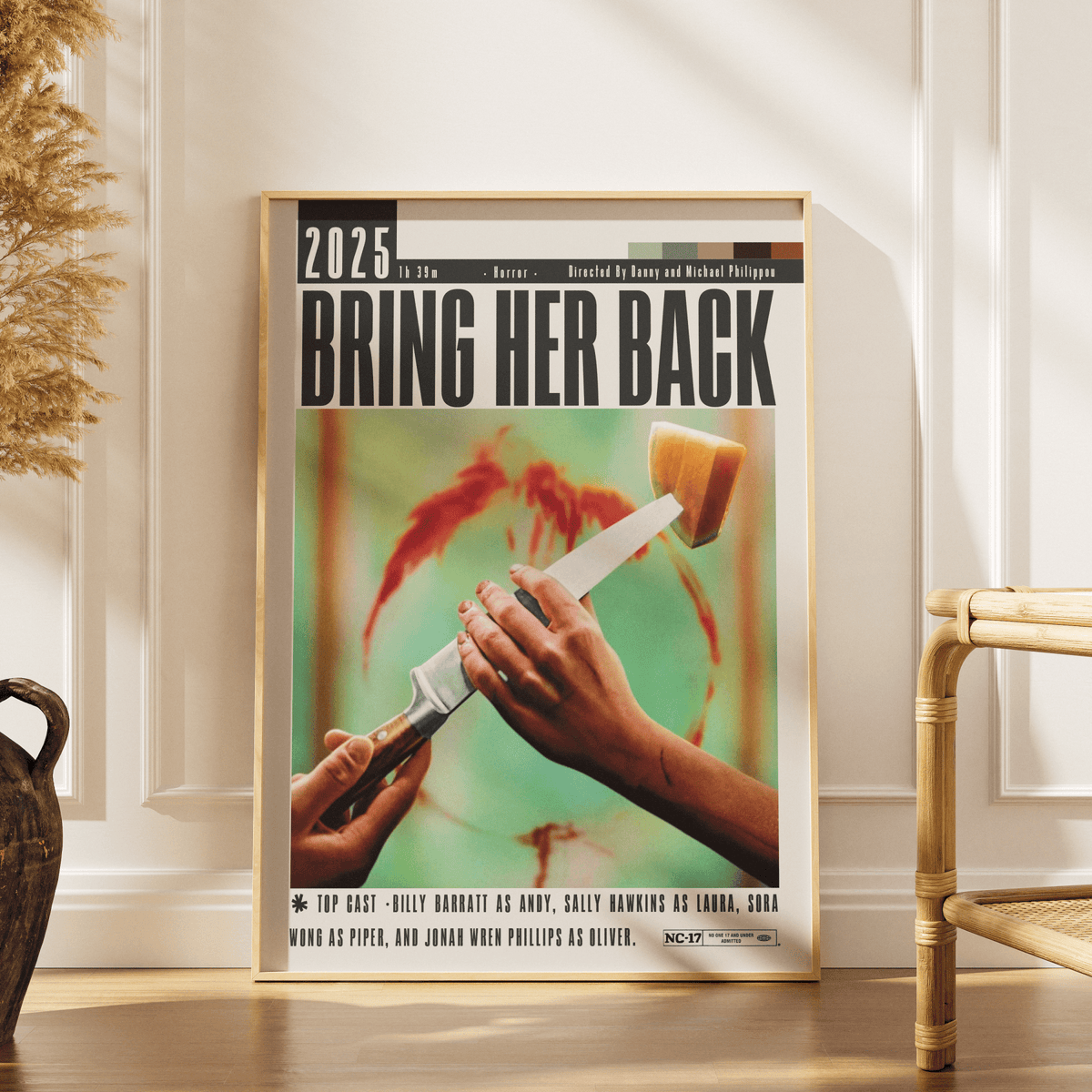 Bring Her Back (2025) Horror Film Poster poster by 98 Types – view 2