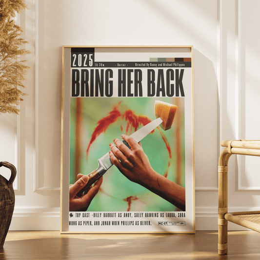 Bring Her Back (2025) Poster - 98typesModern Minimal Movies