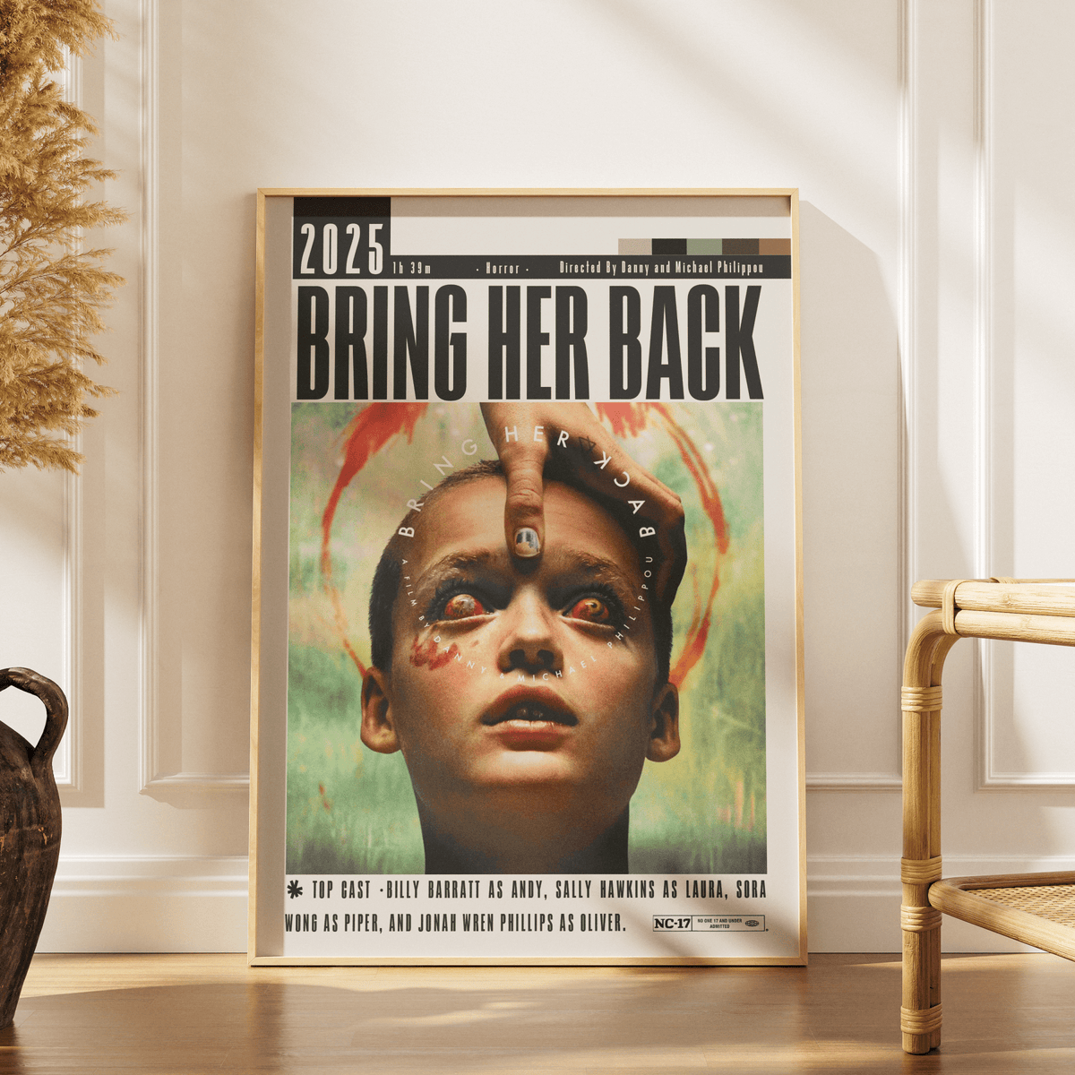 Bring Her Back (2025) Horror Film Poster poster by 98 Types – view 6