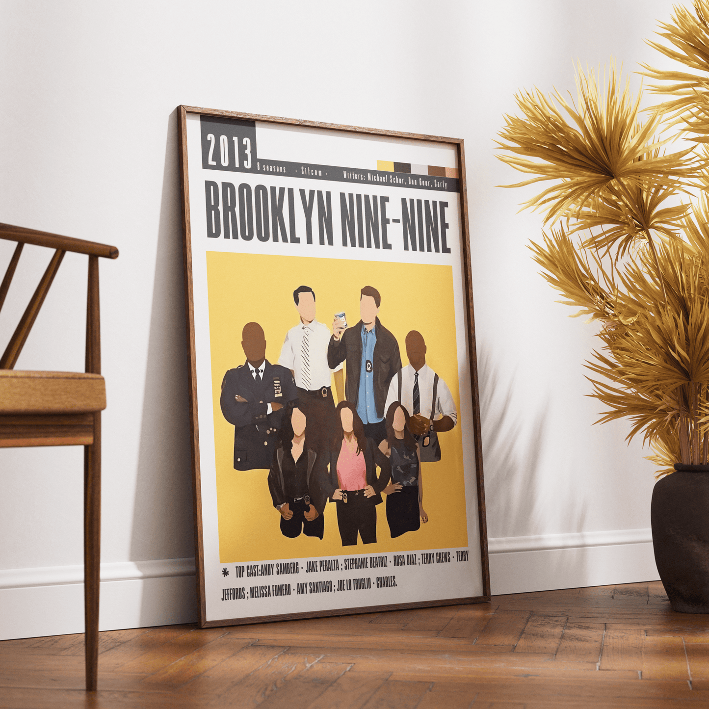 Brooklyn Nine - Nine Tv Serie Movie Posters - 98typesModern Minimal Movies