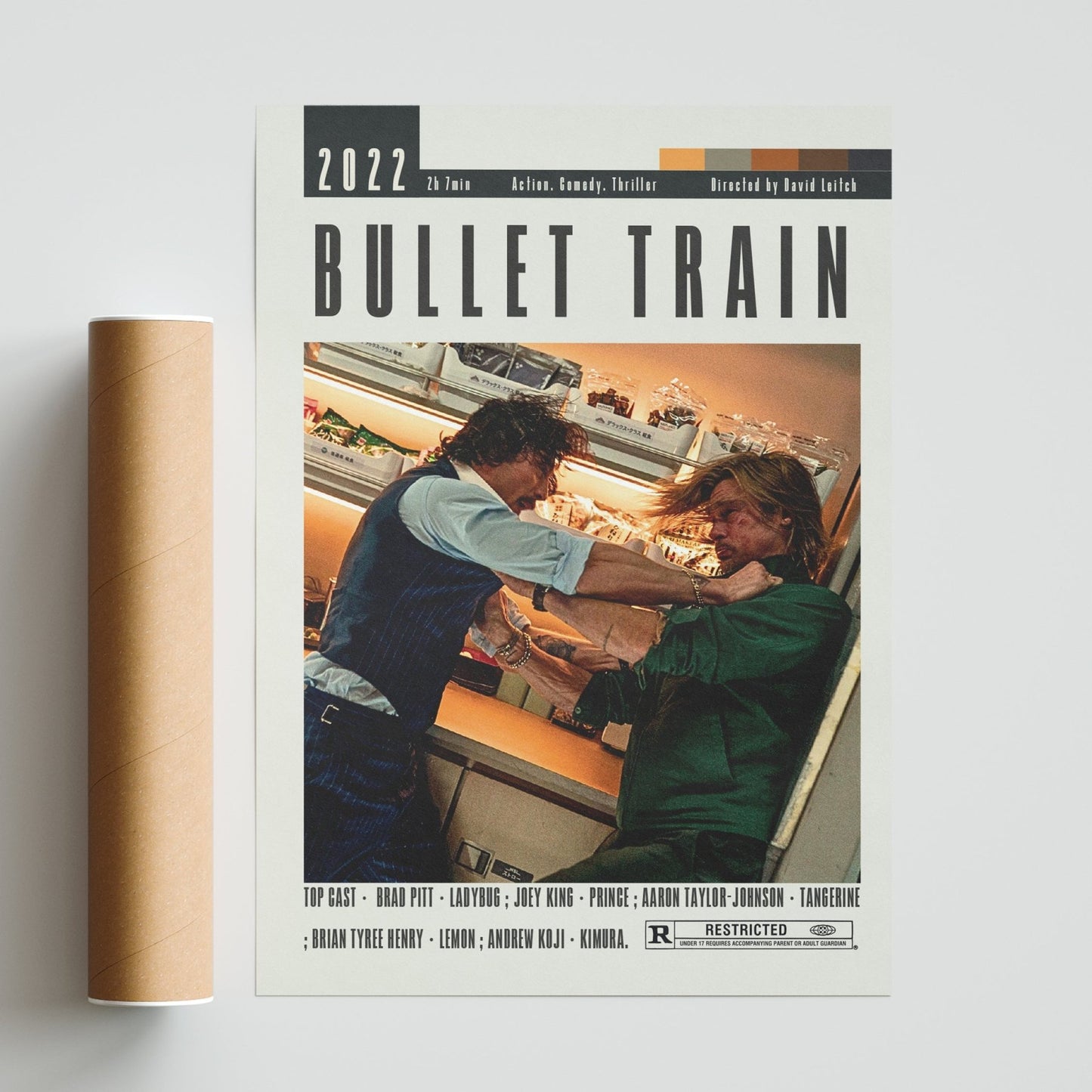 Bullet Train Poster | David Leitch Movies - 98types