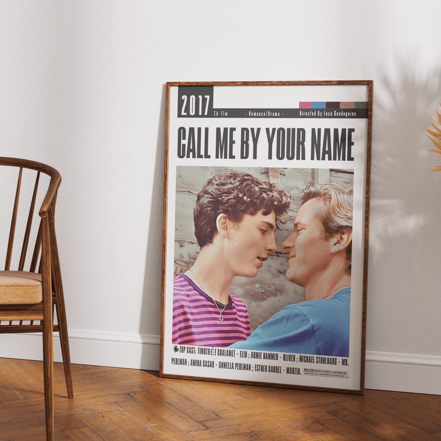 Call Me by Your Name 2017 Film Posters - 98typesModern Minimal Movies