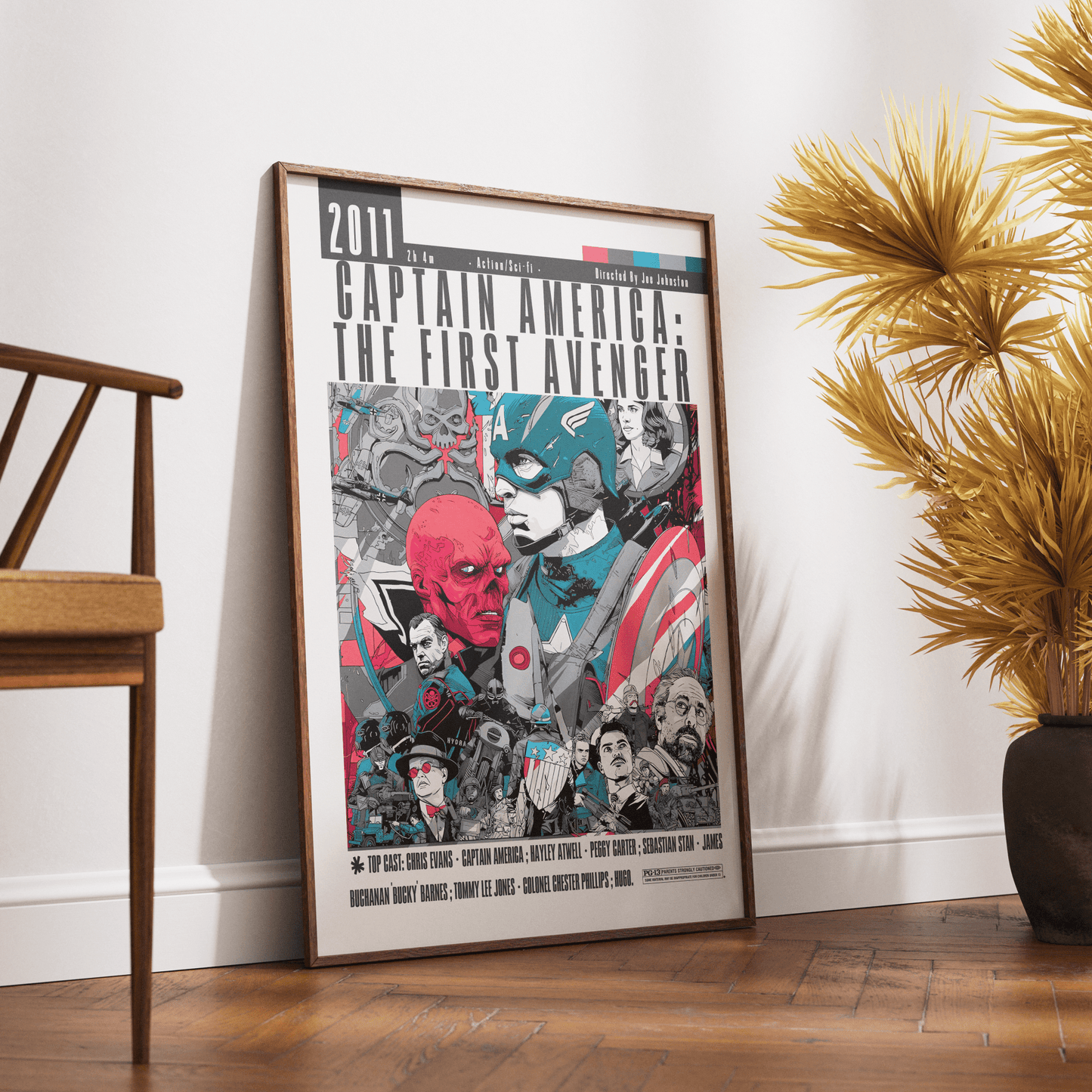 Captain America - The First Avenger Film Posters - 98typesModern Minimal Movies