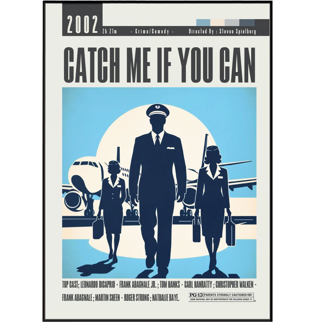 Catch Me If You Can Movie Poster - 98types