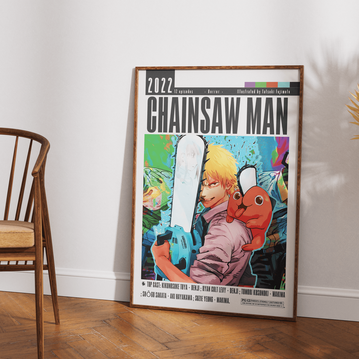 Chainsaw Man Movie Posters - 98typesModern Minimal Movies