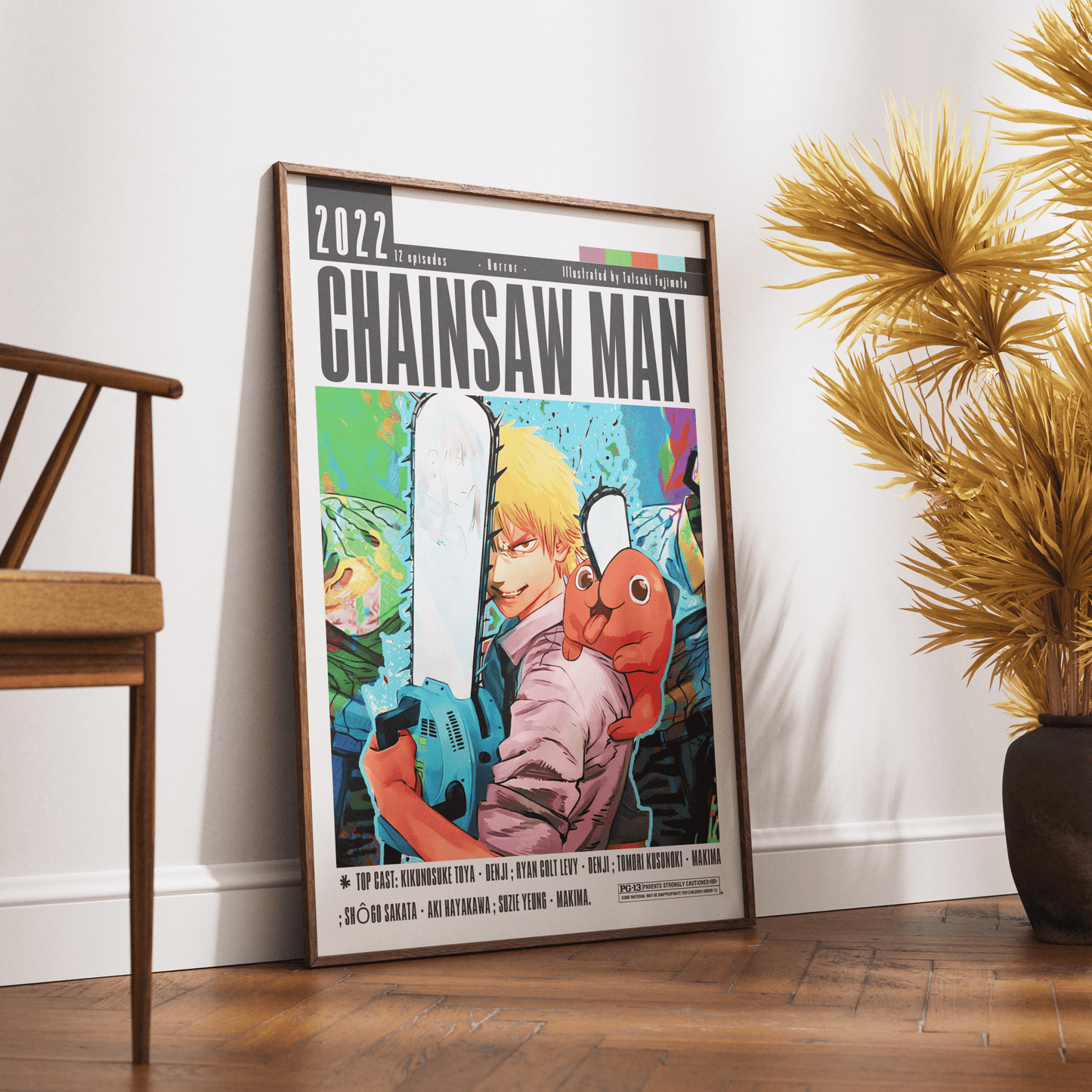 Chainsaw Man Movie Posters - 98typesModern Minimal Movies