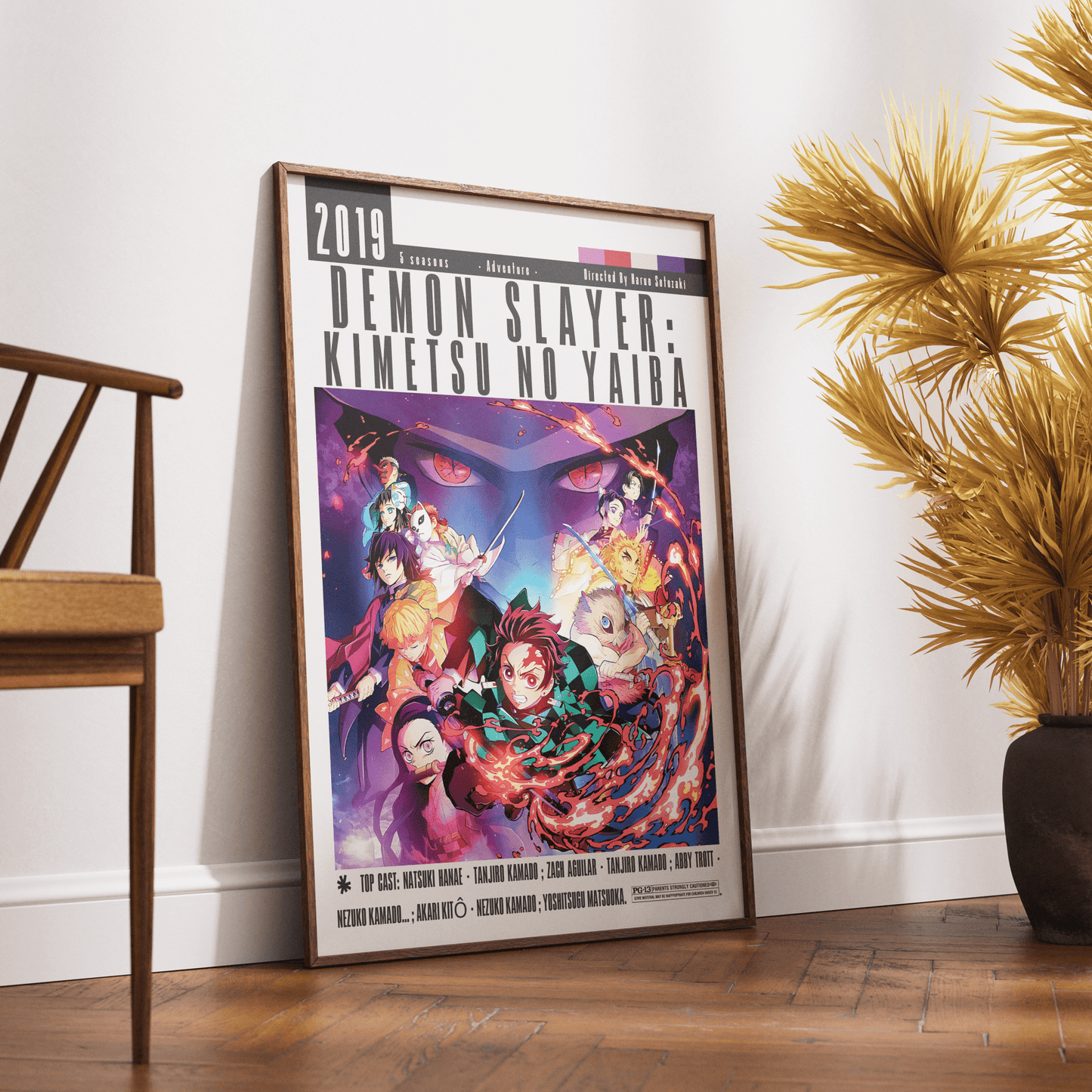 Demon Slayer Kimetsu no Yaiba Film Poster - 98typesModern Minimal Movies
