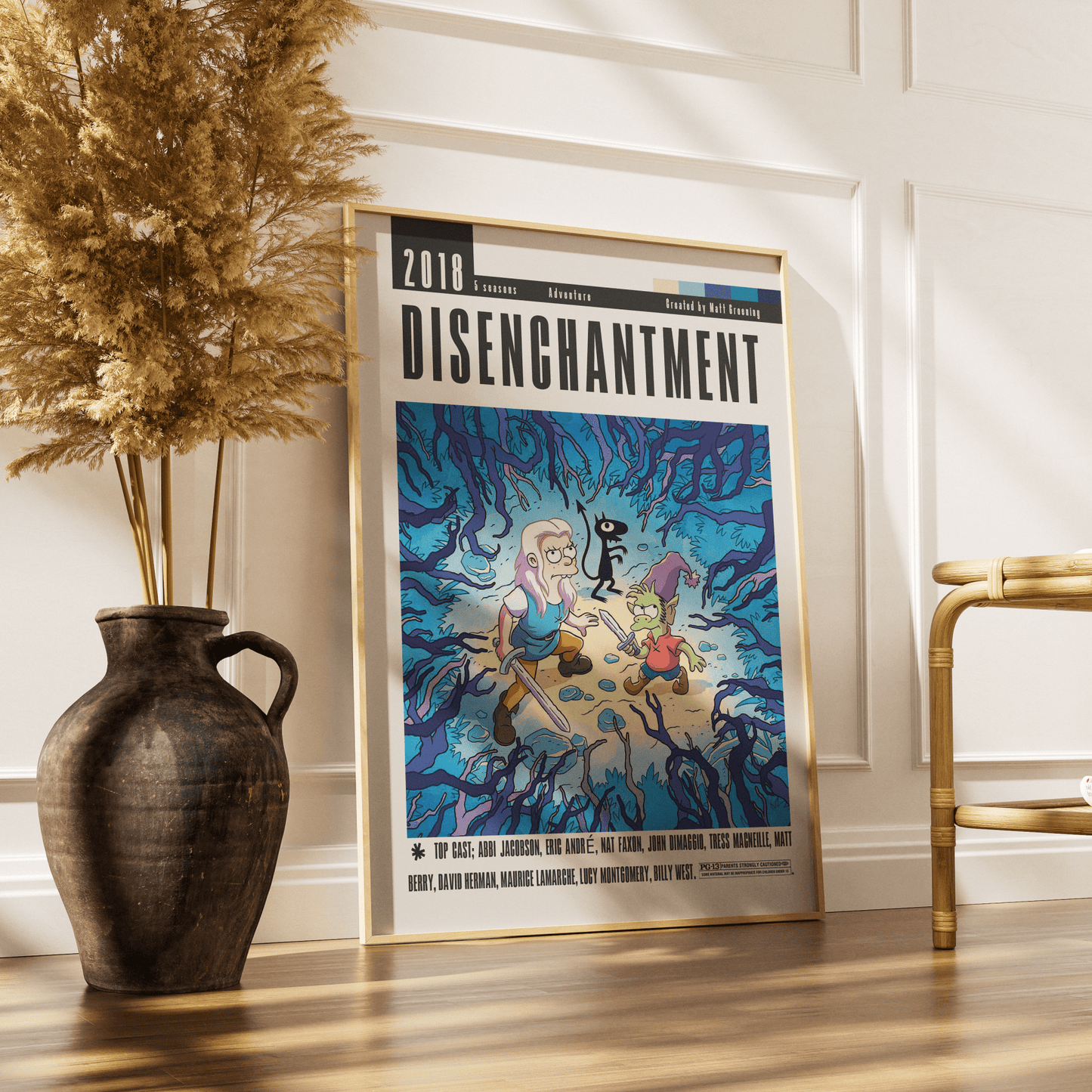 Disenchantment Tv Serie Posters - 98typesModern Minimal Movies