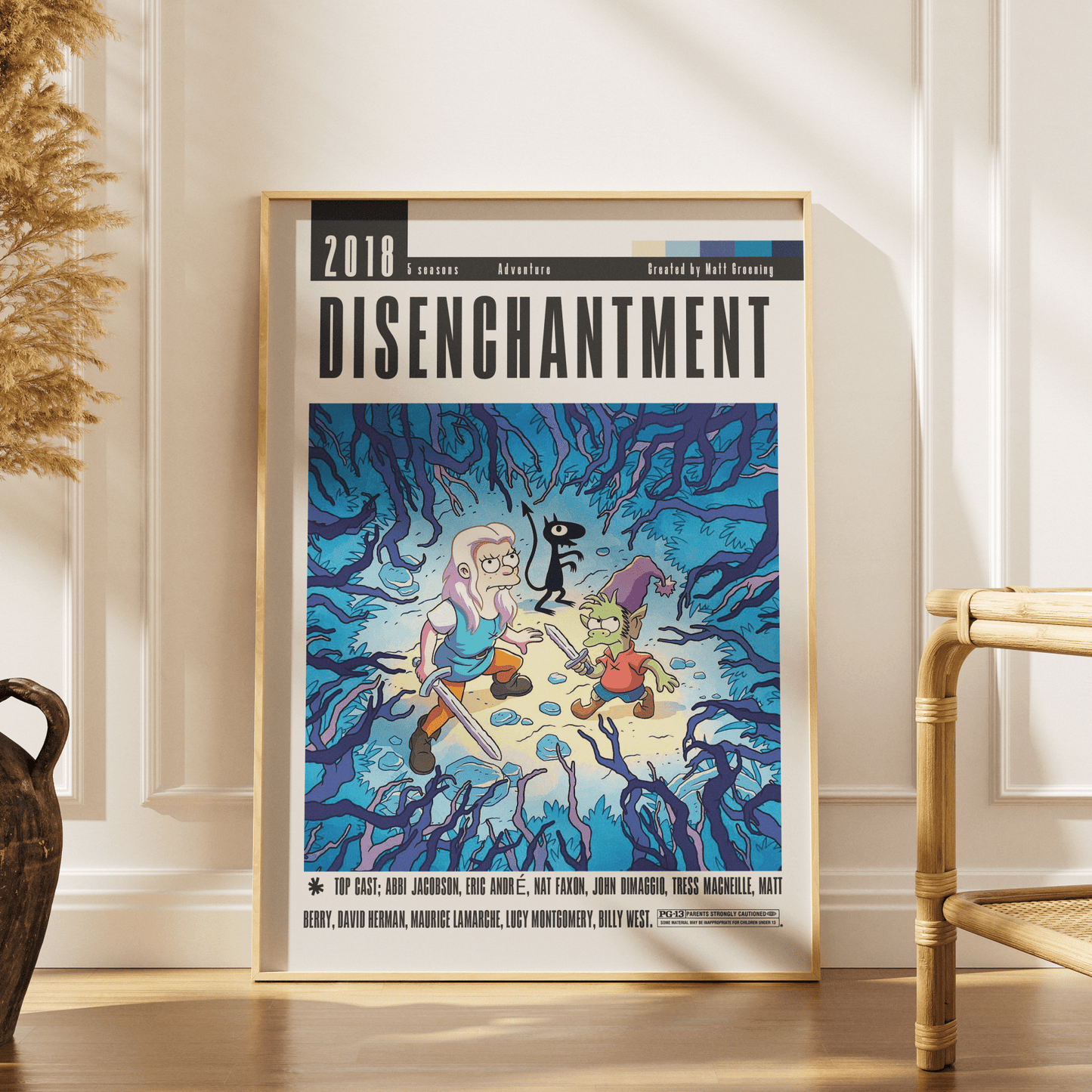 Disenchantment Tv Serie Posters - 98typesModern Minimal Movies