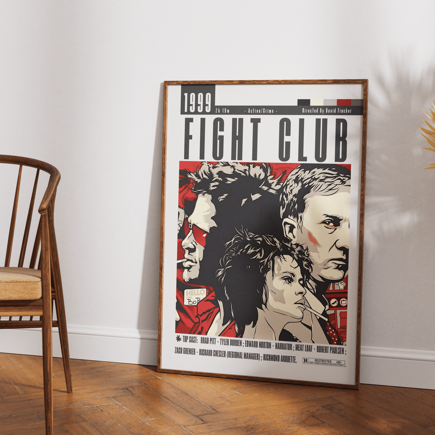 Fight Club Film Posters - 98typesModern Minimal Movies