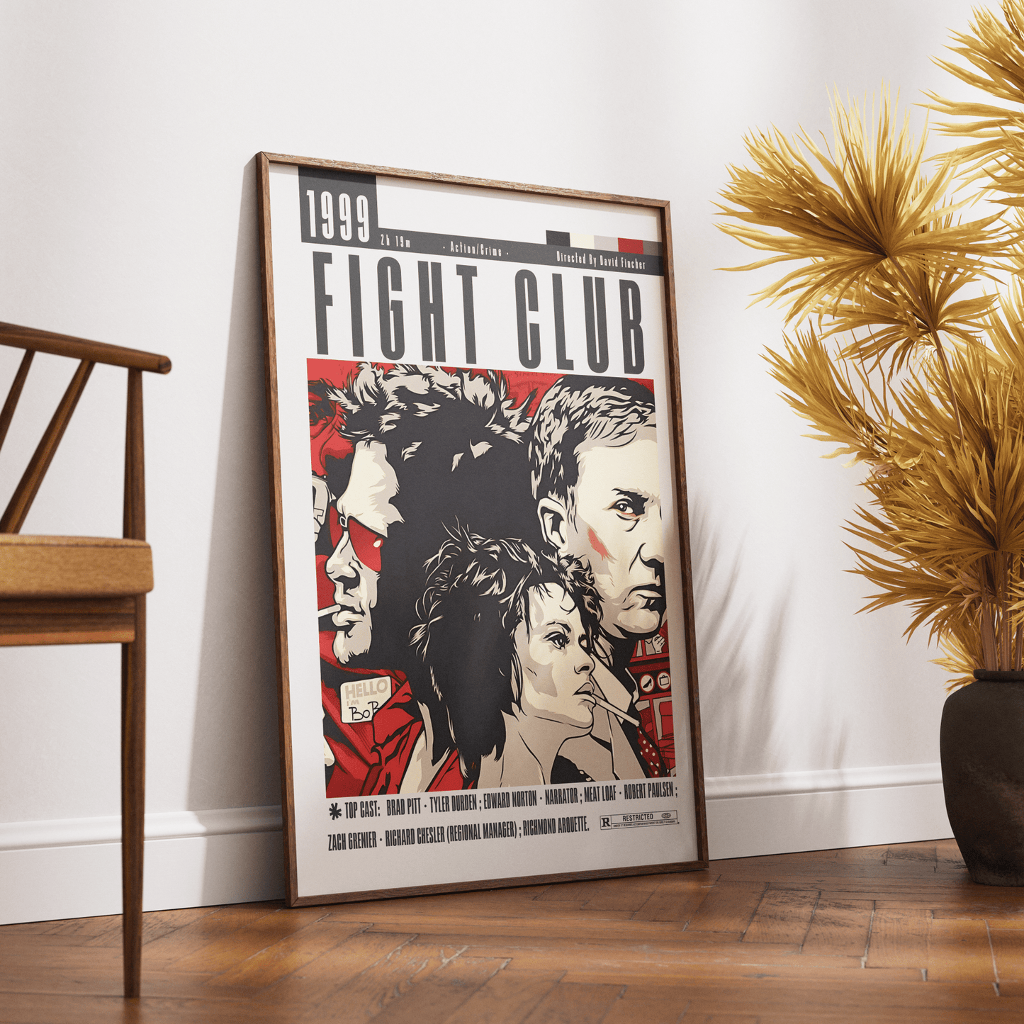 Fight Club Film Posters - 98typesModern Minimal Movies