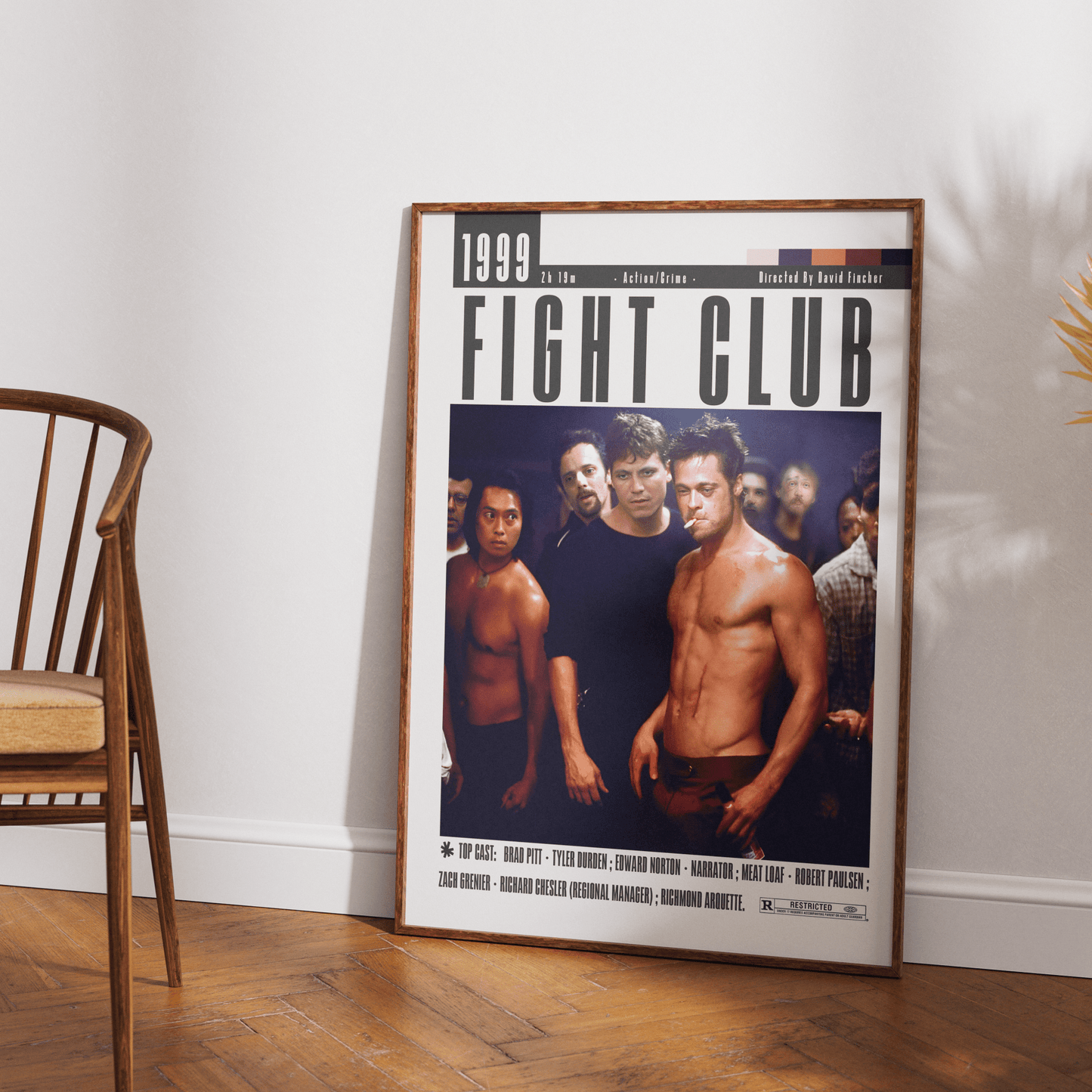 Fight Club Poster | David Fincher Movies - 98typesModern Minimal Movies