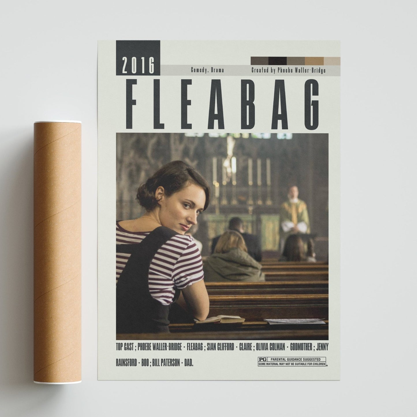 Fleabag Poster | Phoebe Waller-Bridge Movies - 98types
